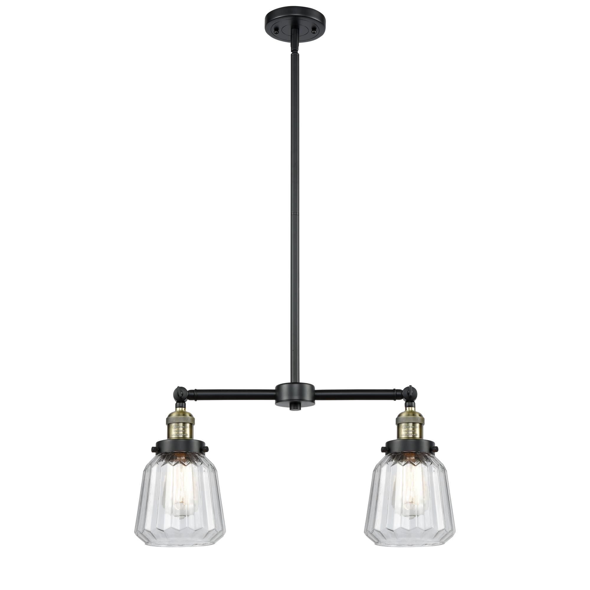 Bruno Marashlian Chatham 21 Inch 2 Light Mini Chandelier by Innovations Lighting