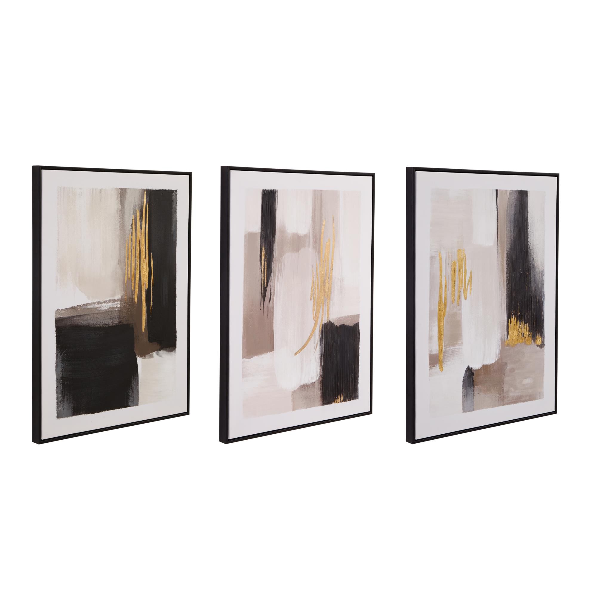 Journey 24 Inch Painting Set of 3 by Bassett Mirror Company