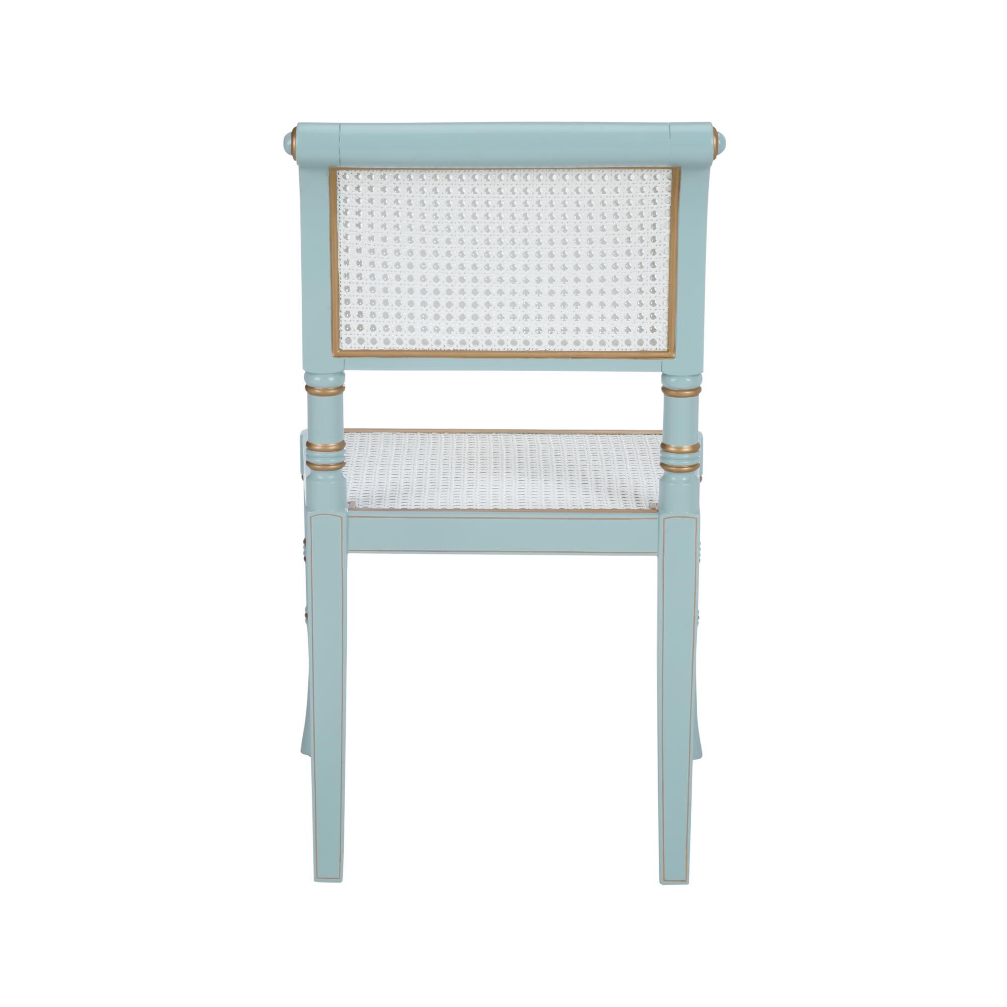 Shown in Blue, White and Cream finish