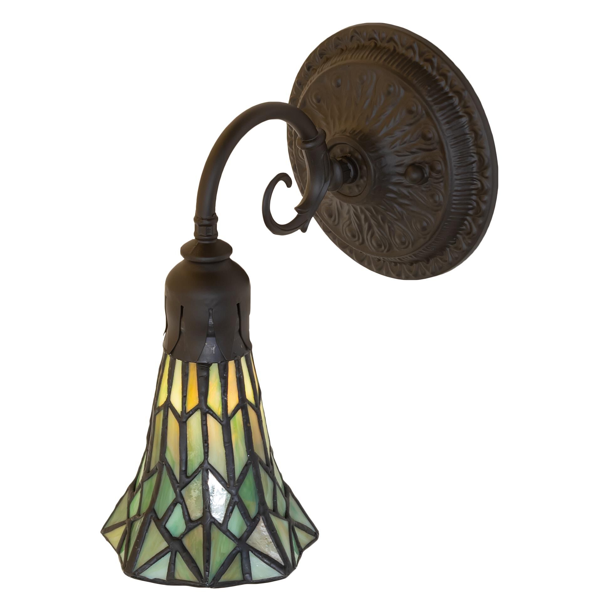 Meyda Lighting Pond Lily 10 Inch Tall Outdoor Wall Light