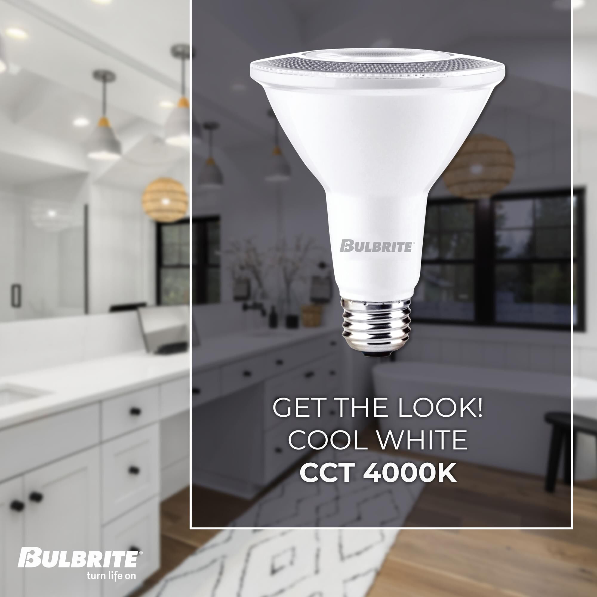 10 Watt 4000K PAR30LN LED Light Bulb by Bulbrite