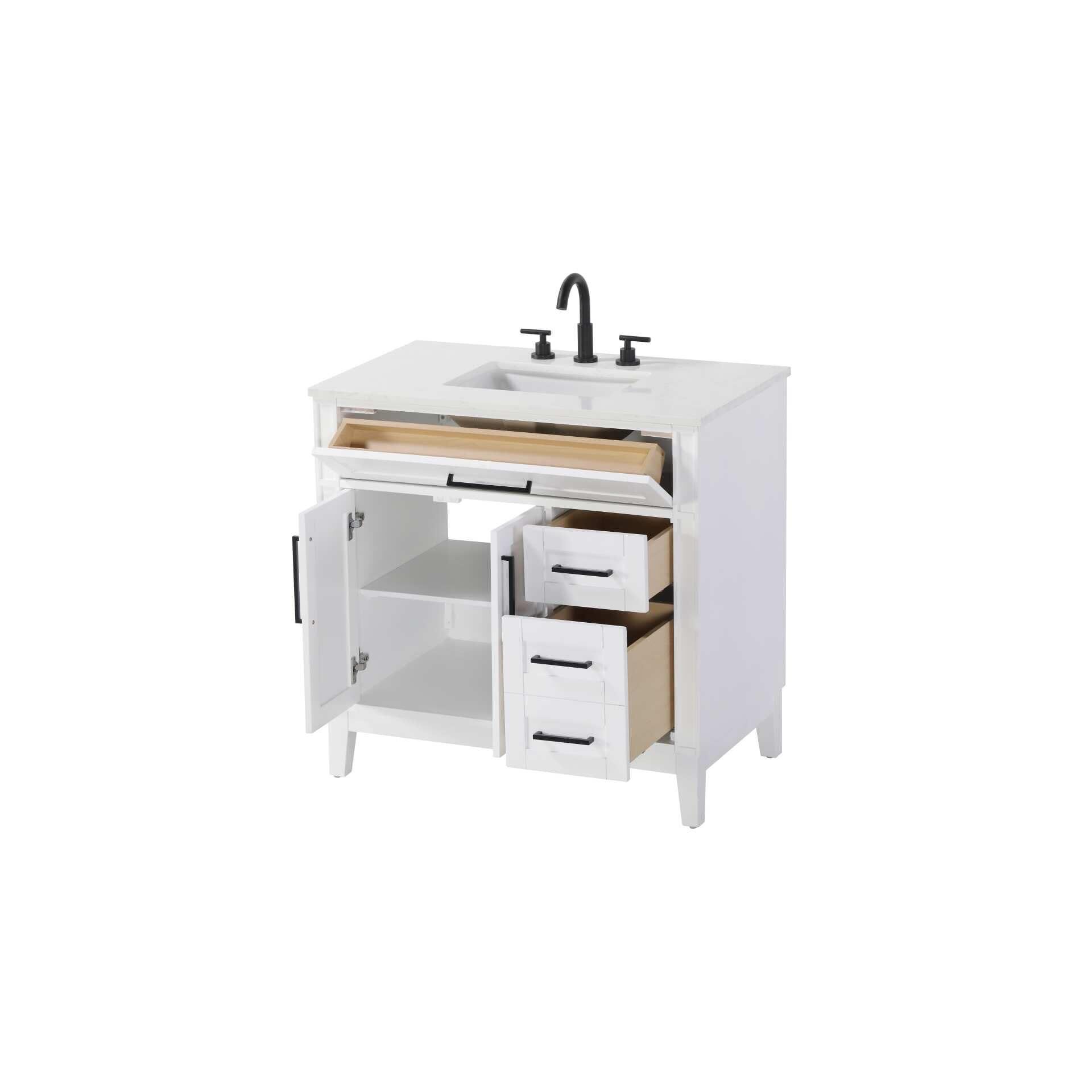 Virginia 36 Inch Bath Vanity by Elegant Decor