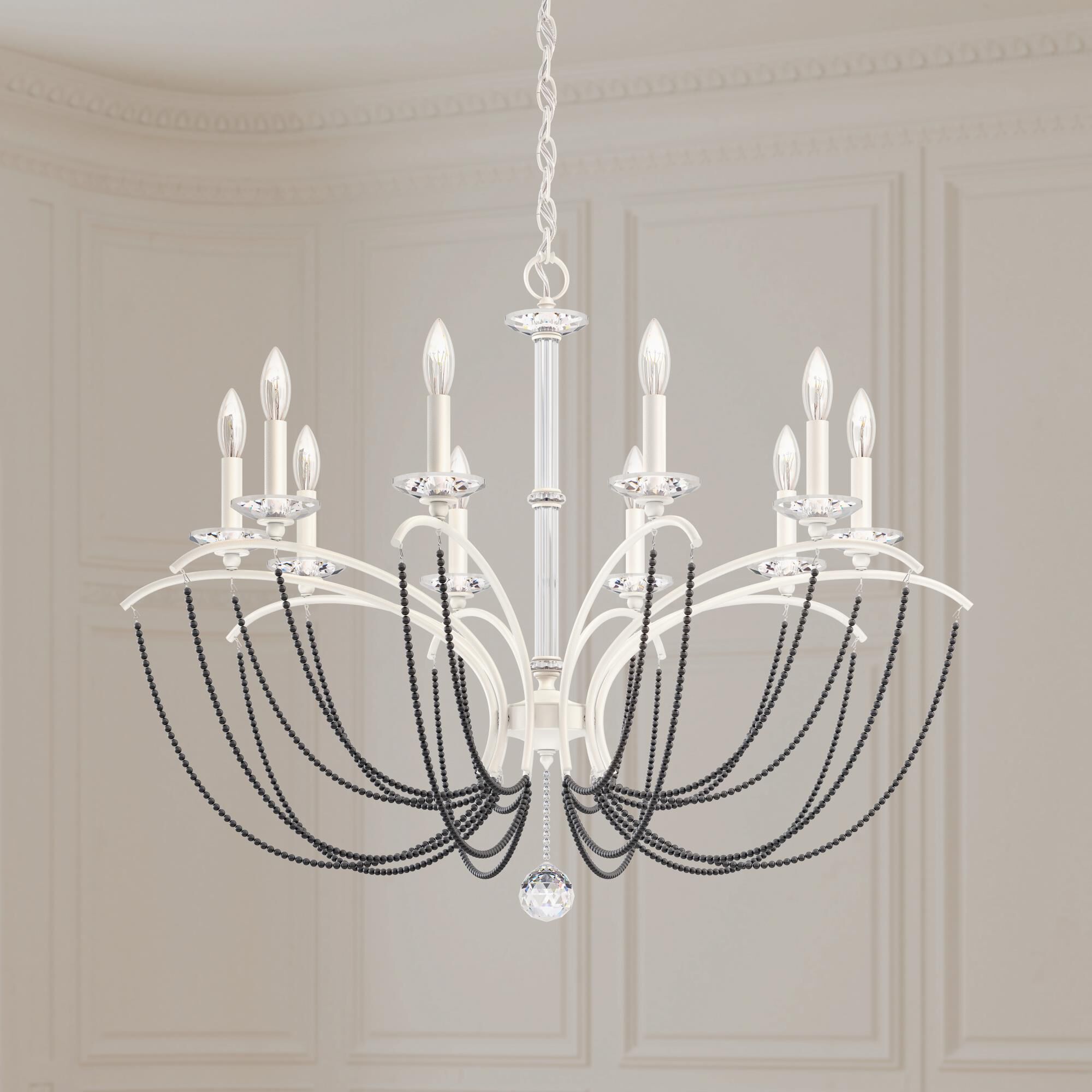 Priscilla 10 Light Chandelier by Schonbek