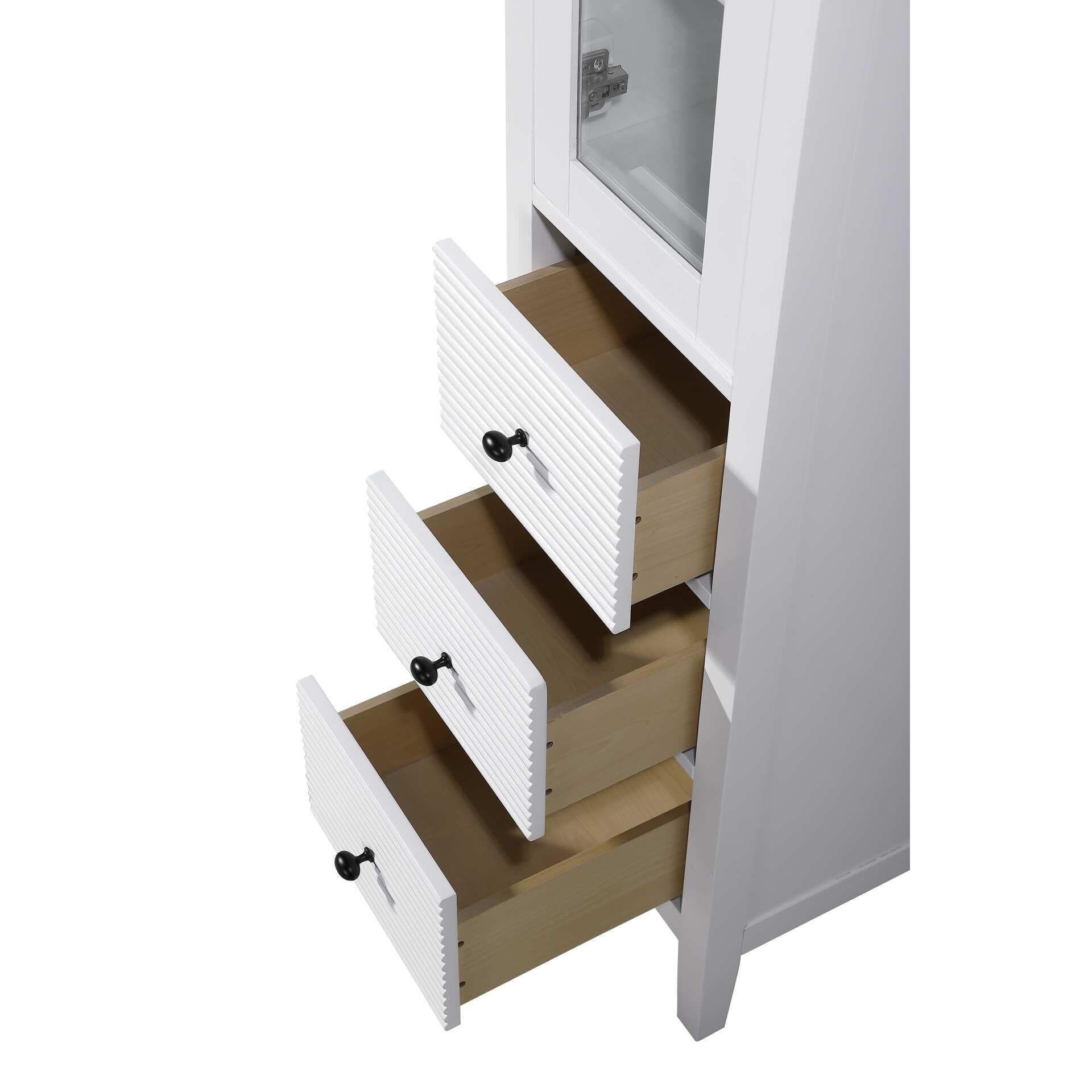 Shown in White finish