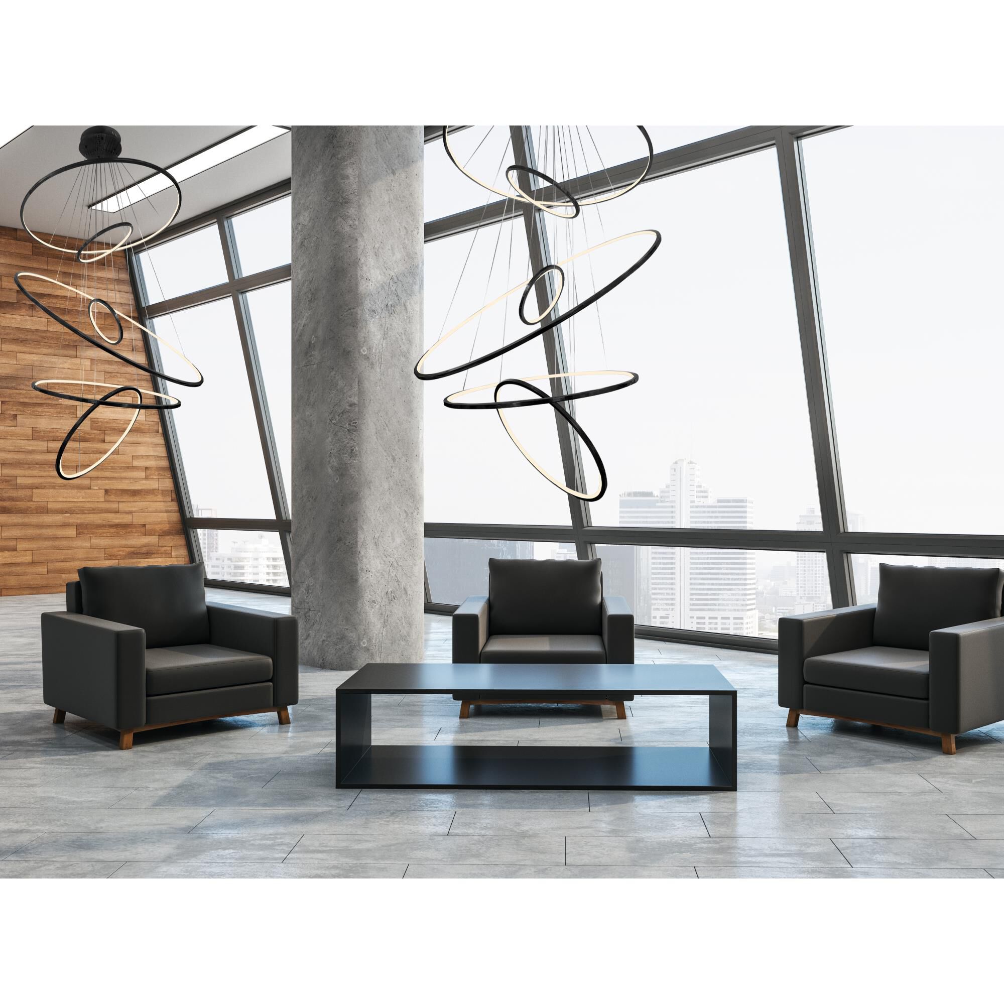 Shown in Black finish