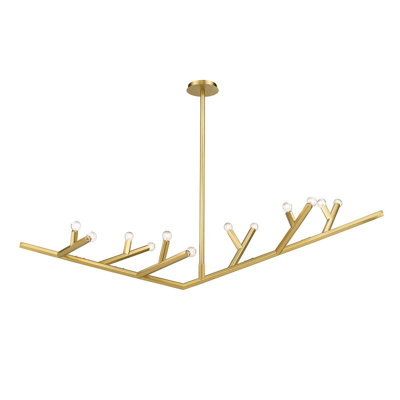 Oaks 24 Inch Linear Chandelier by Avenue Lighting