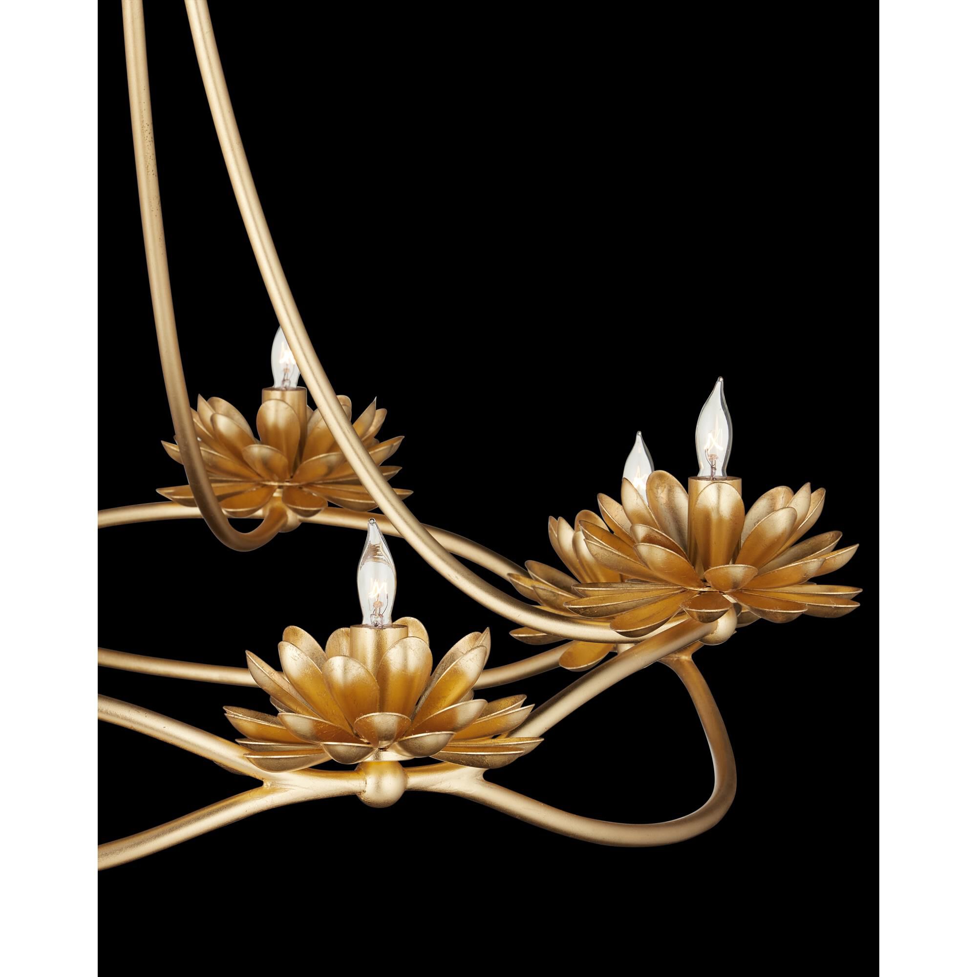 Cyrene 32 Inch Chandelier by Currey and Company