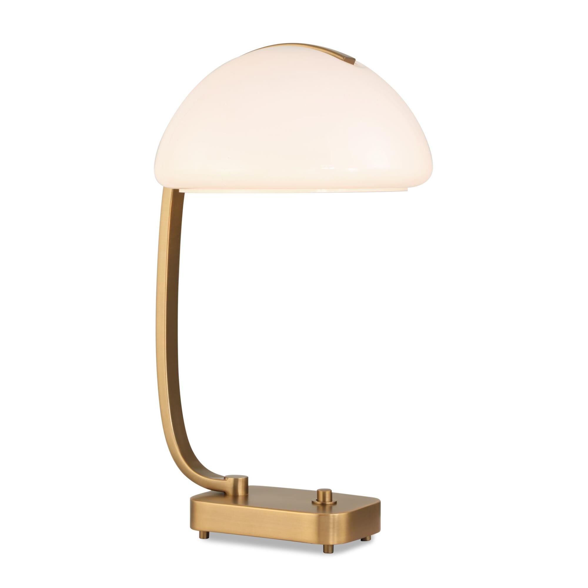 Shown in Brass finish and Oval Hardback shade
