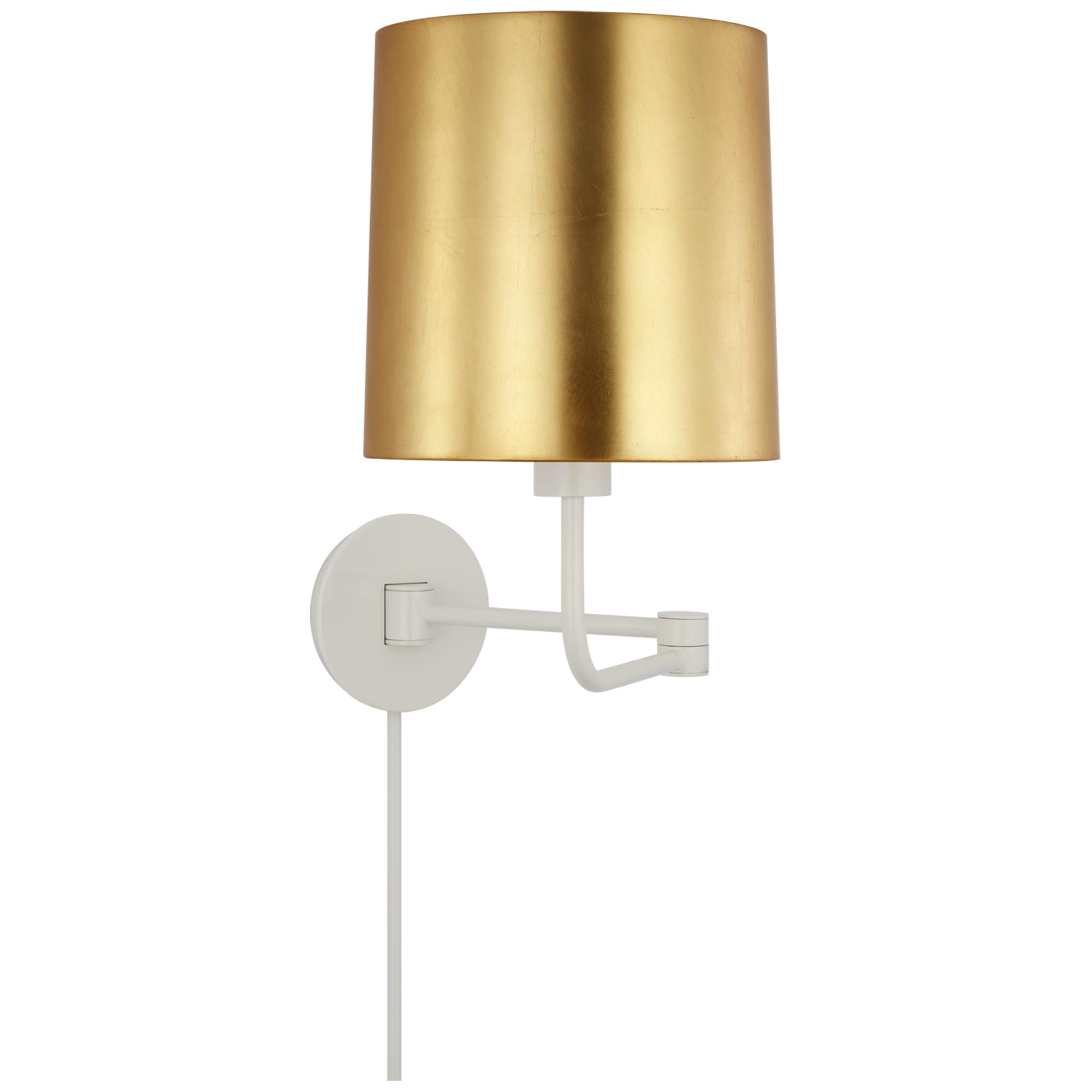 Shown in China White finish and Gild shade
