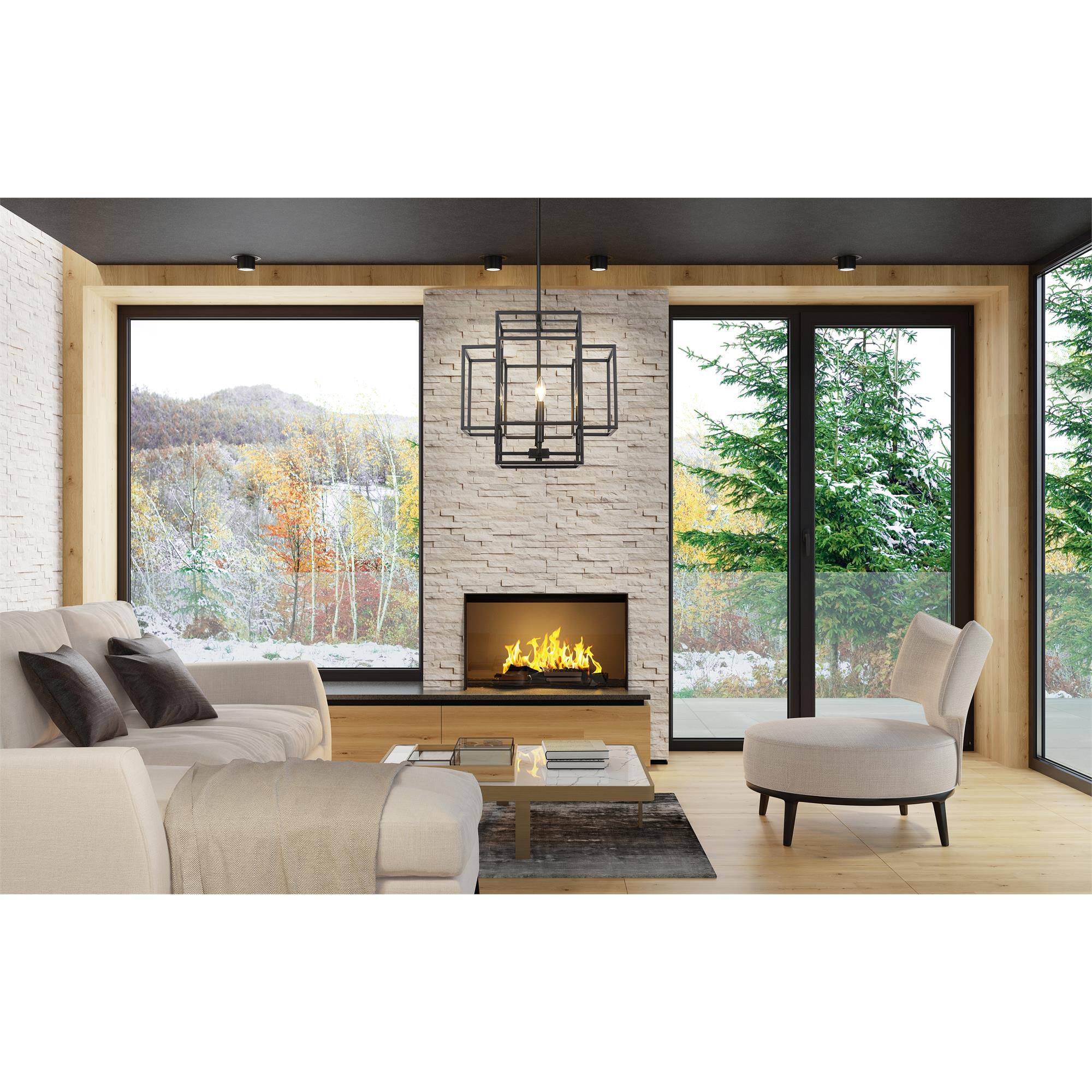 Shown in Matte Black finish and --- glass and --- shade