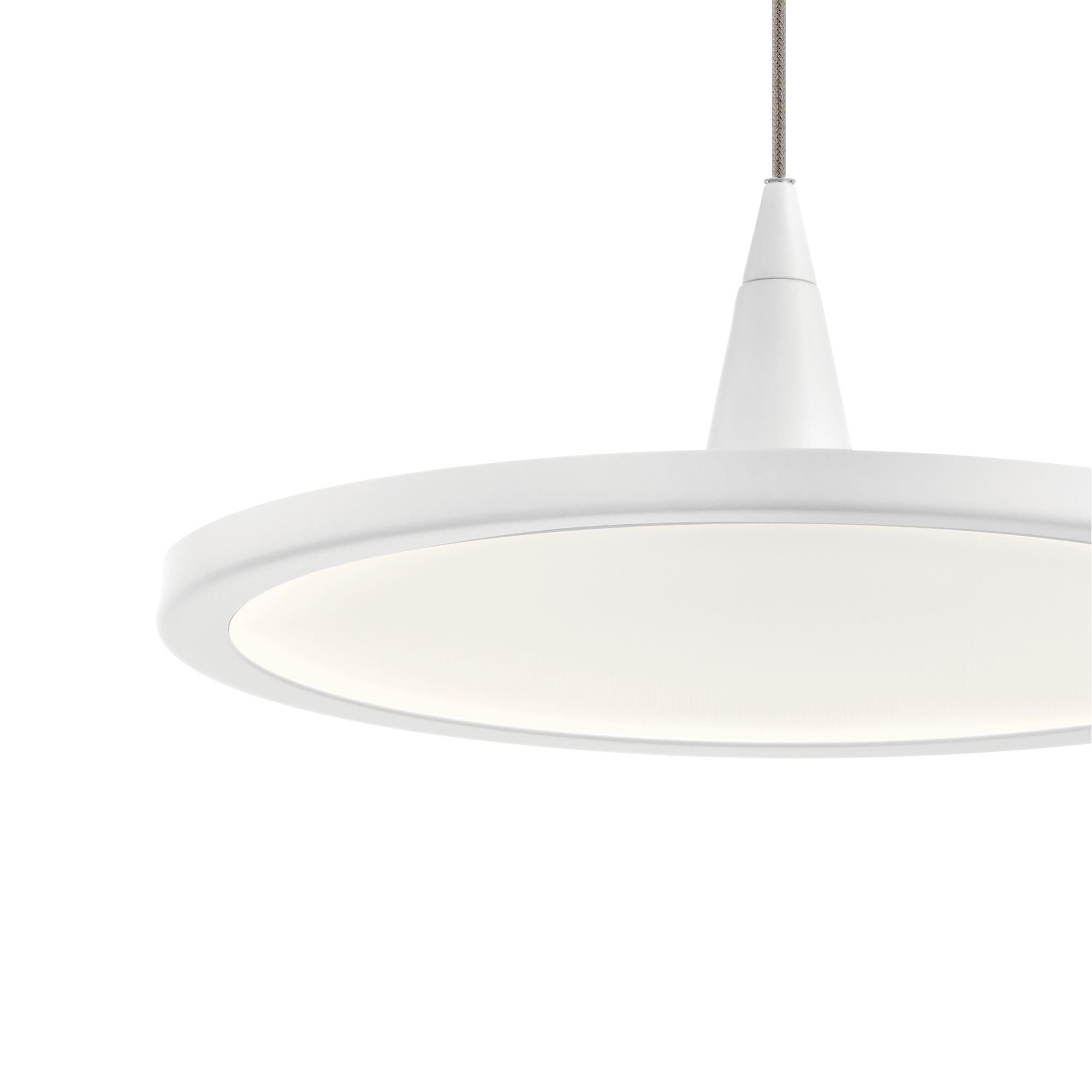 Shown in White finish and White Acrylic glass