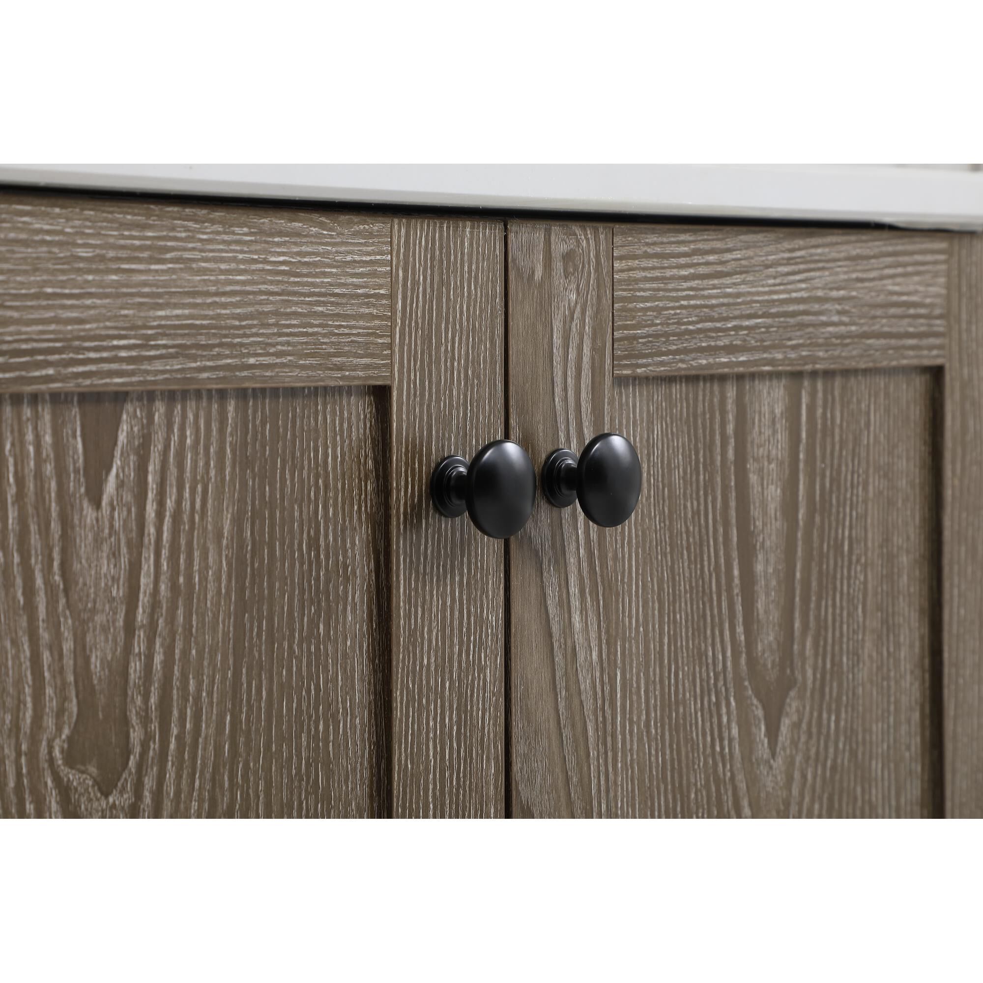 Shown in Weathered Oak And Black With Ivory finish
