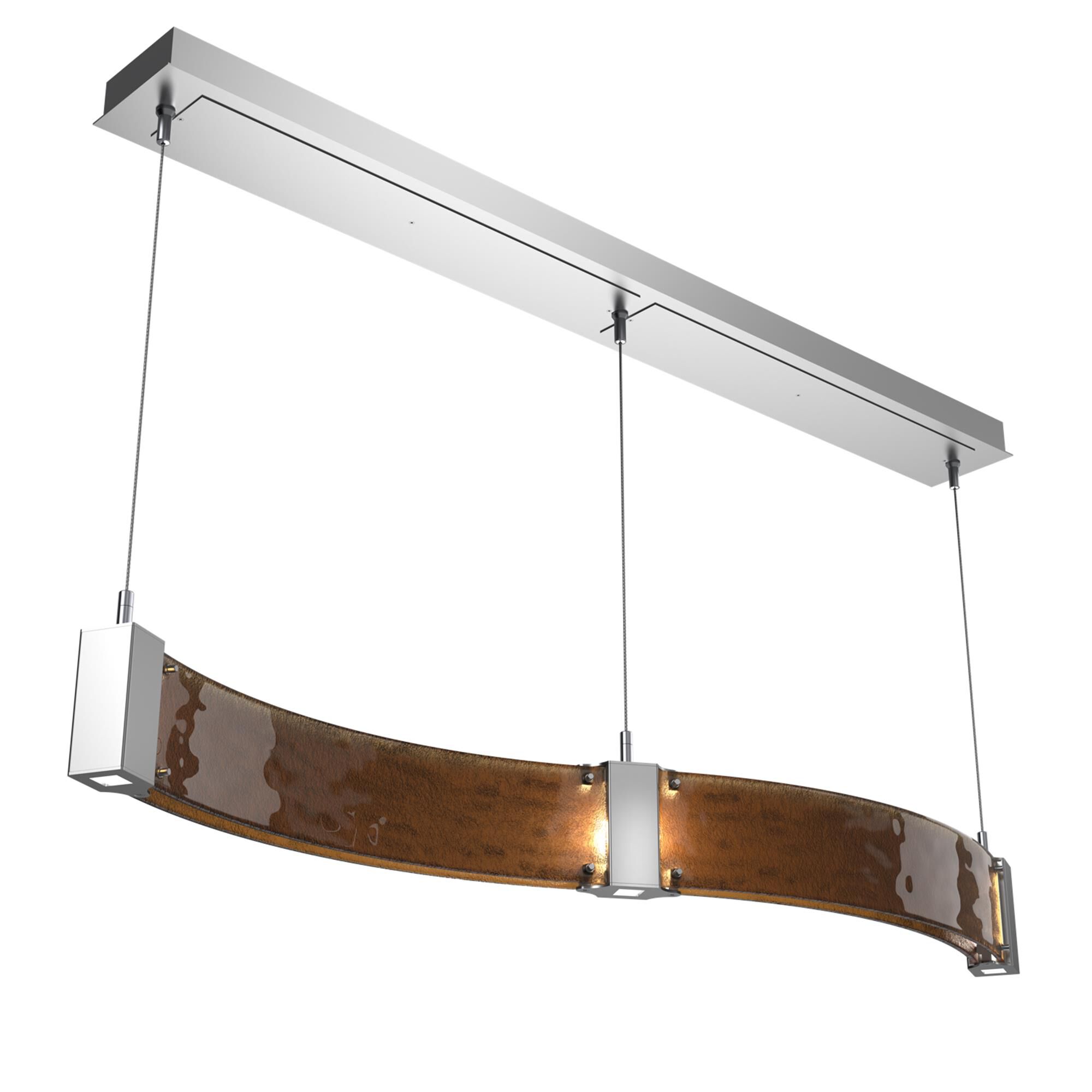 Parallel 48 Inch 7 Light LED Linear Suspension Light by Hammerton Studio