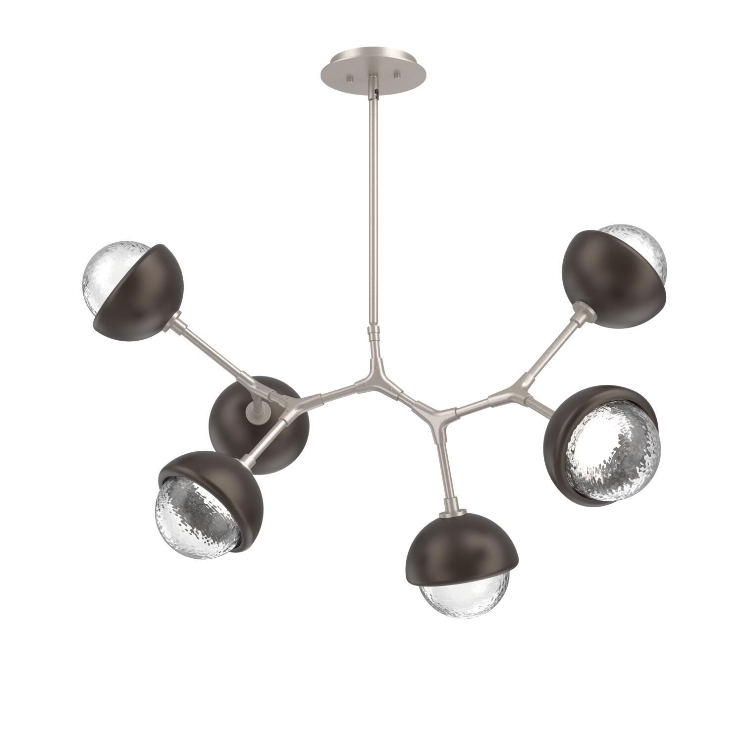 Levi Wilson Cabochon 31 Inch Linear Suspension Light by Hammerton Studio