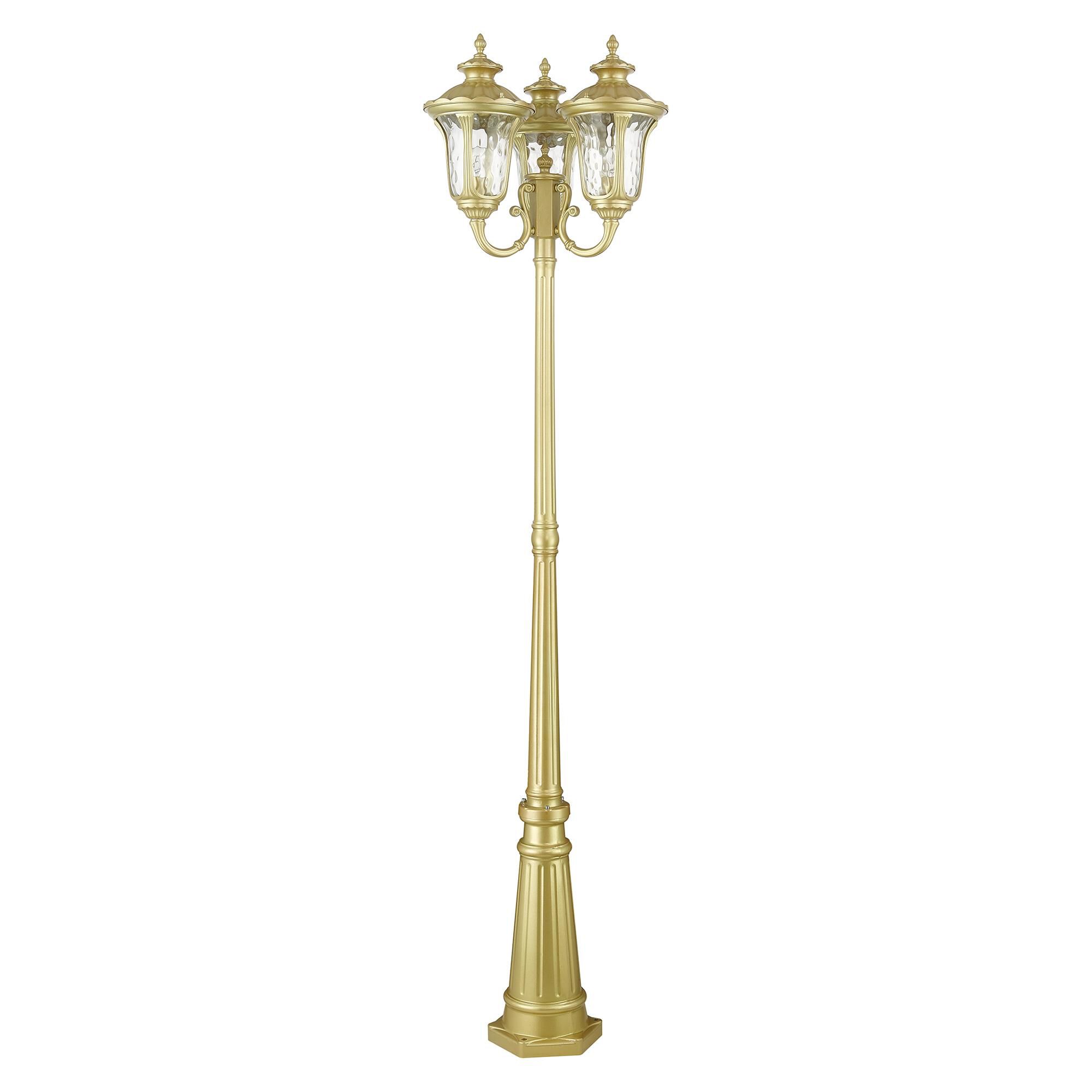 Oxford 87 Inch Tall 3 Light Outdoor Post Lamp by Livex Lighting