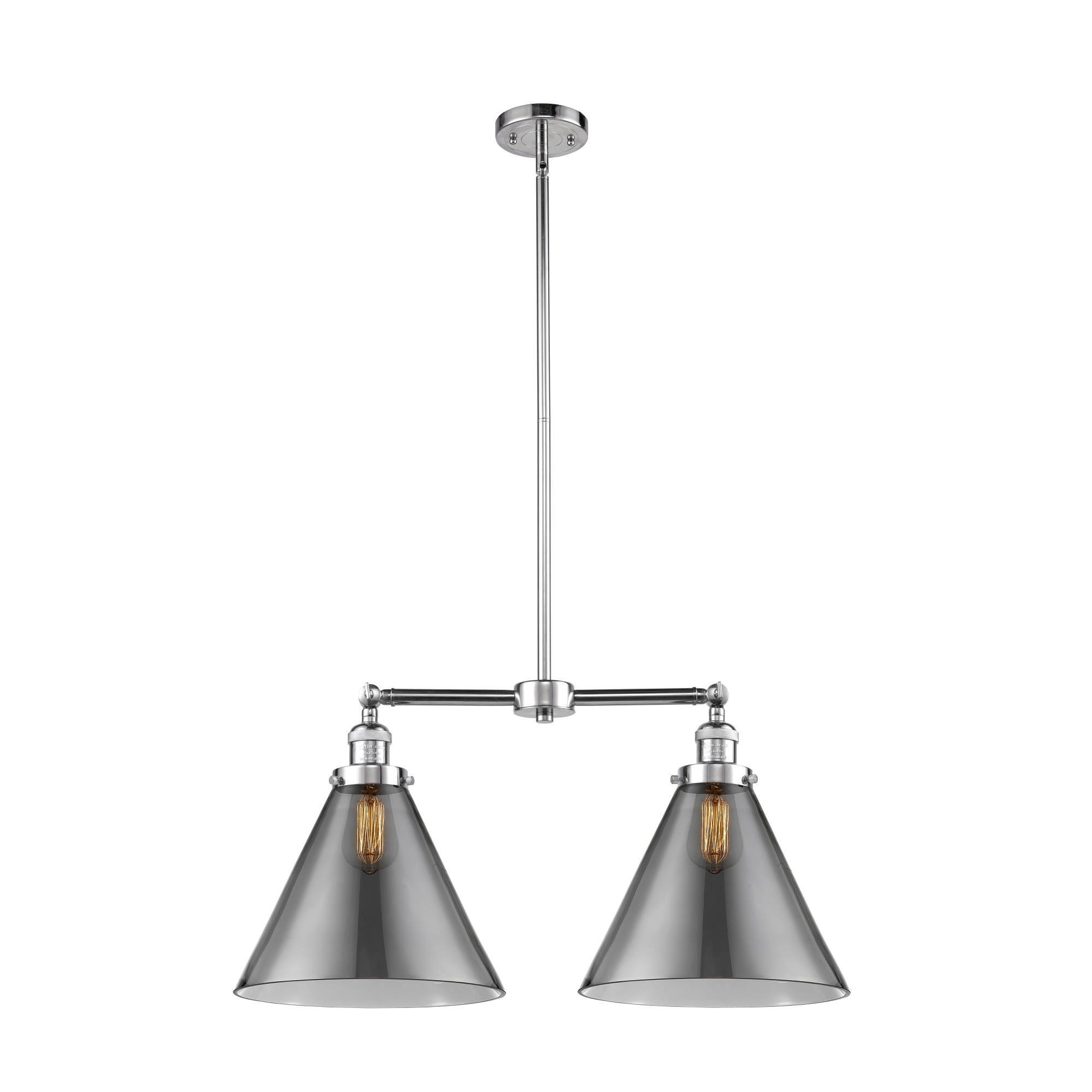 Bruno Marashlian X-Large Cone 21 Inch 2 Light Mini Chandelier by Innovations Lighting