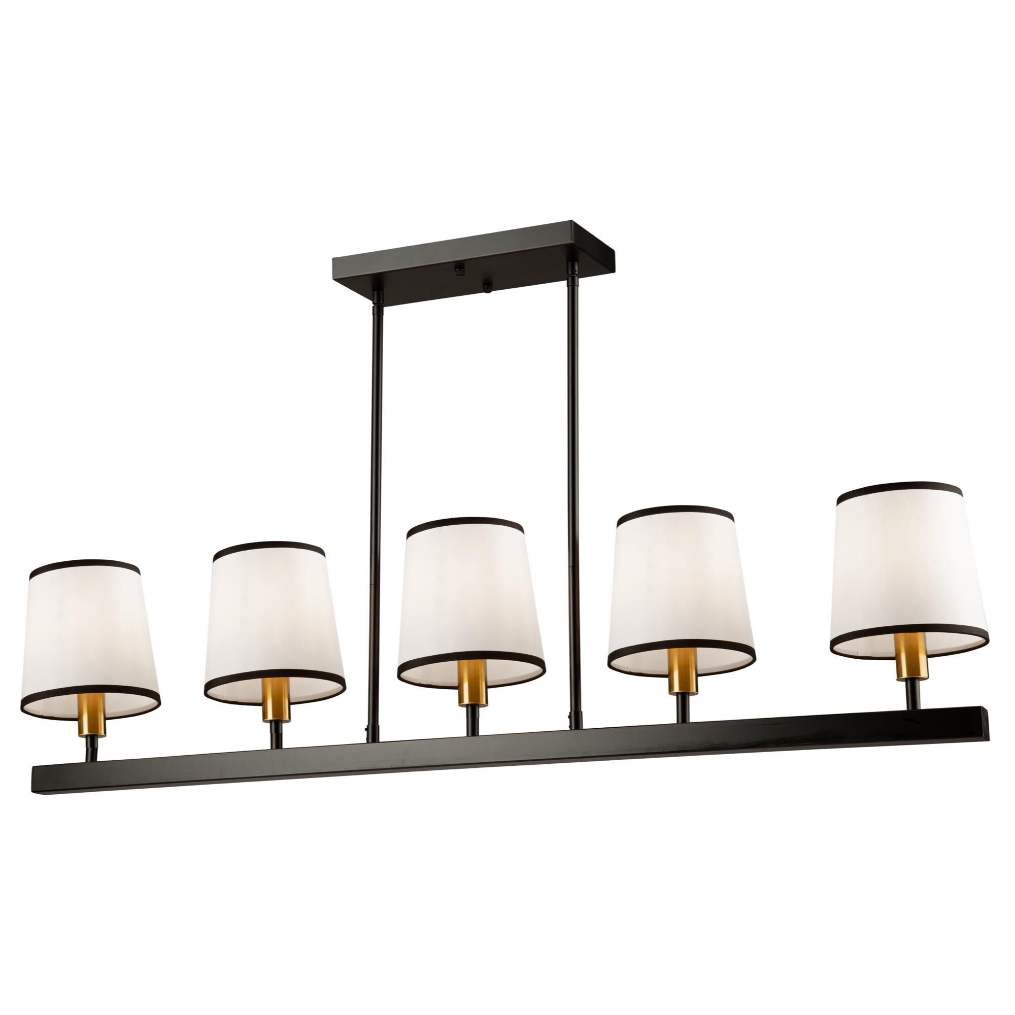 Steven Sabados (S&C) Coco 41 Inch 5 Light Linear Suspension Light by Artcraft
