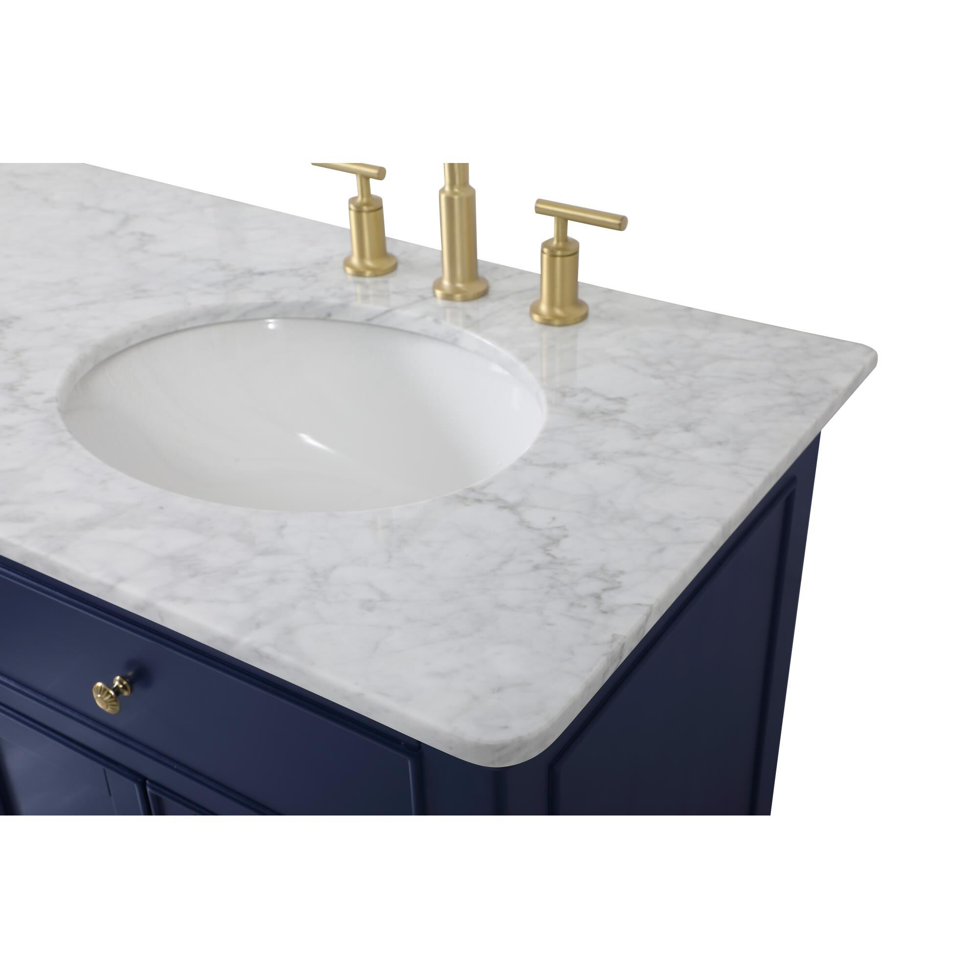 Shown in Blue finish