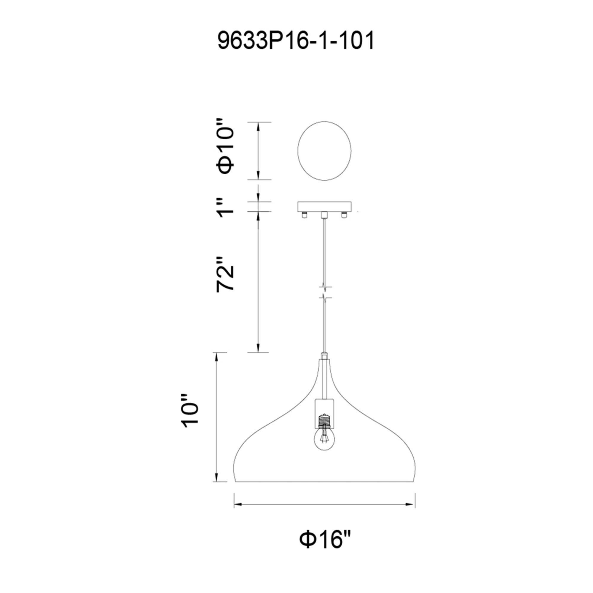 CWI Lighting Dynamic 16 Inch Large Pendant