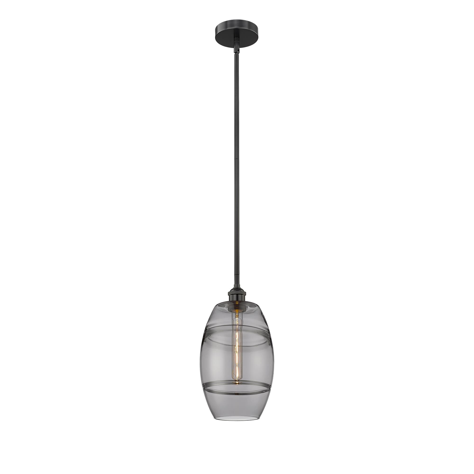 Shown in Matte Black finish and Light Smoke glass