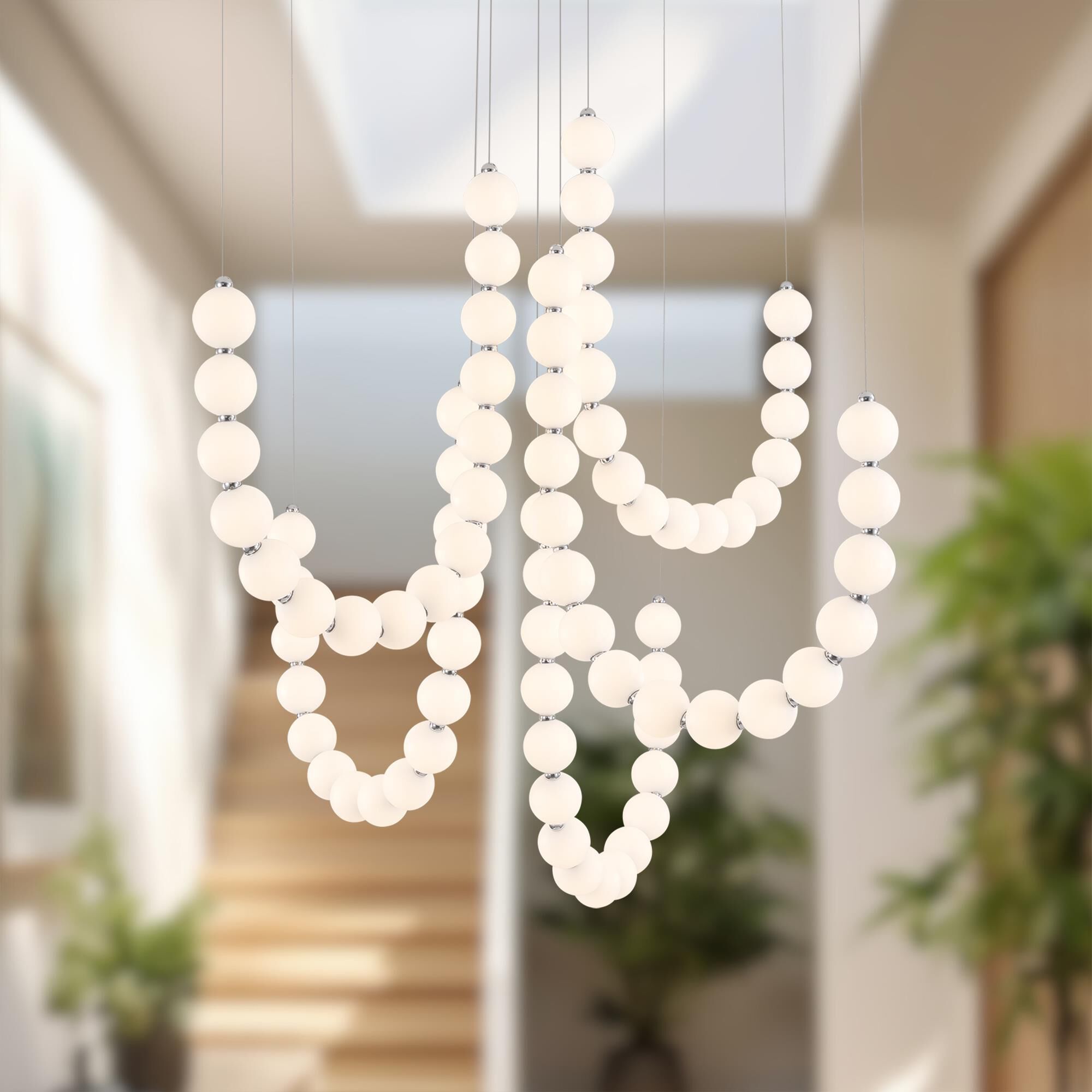 Ryan Pauly Akoya 13 Inch Multi Light Pendant by Alora Lighting