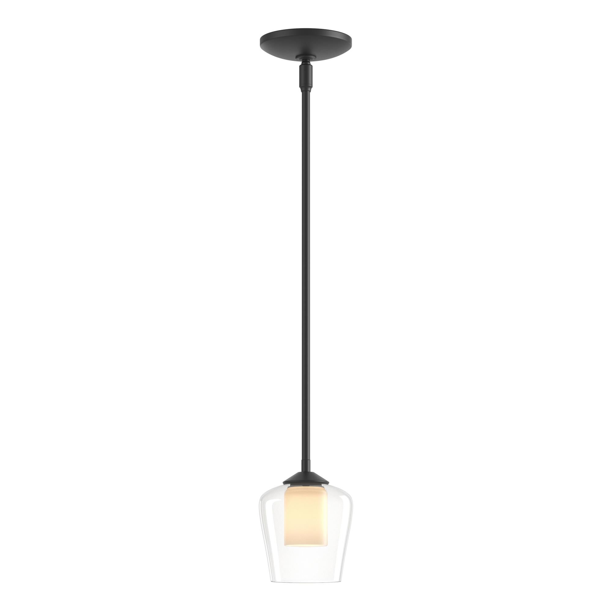 Shown in Black finish and Opal and Clear glass