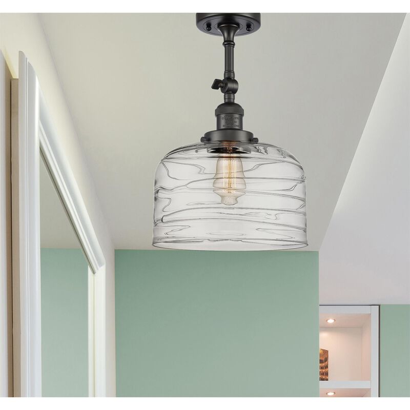 Bruno Marashlian Bell 12 Inch 1 Light Semi Flush Mount by Innovations Lighting
