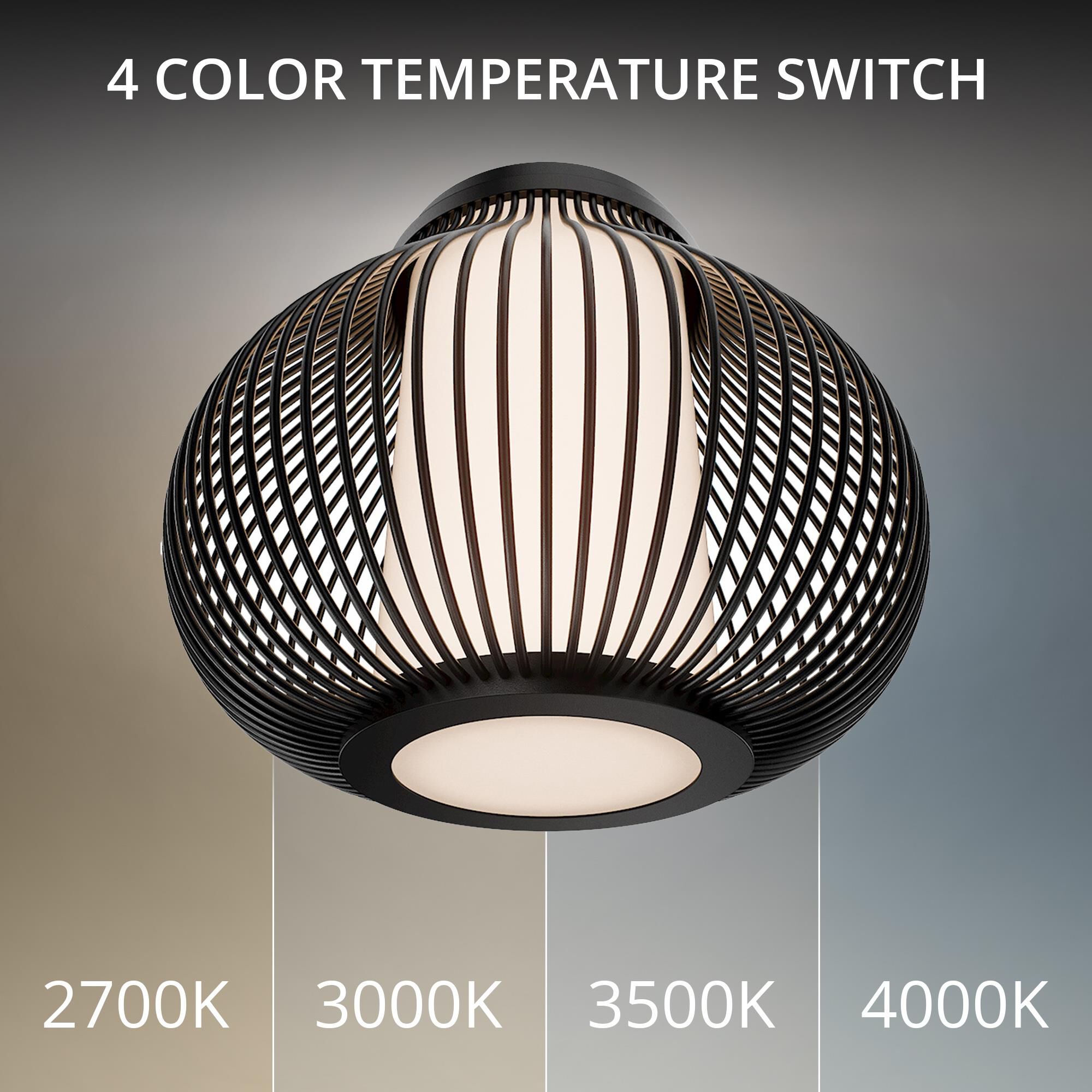 Poppin 16 Inch Outdoor Flush Mount by dweLED