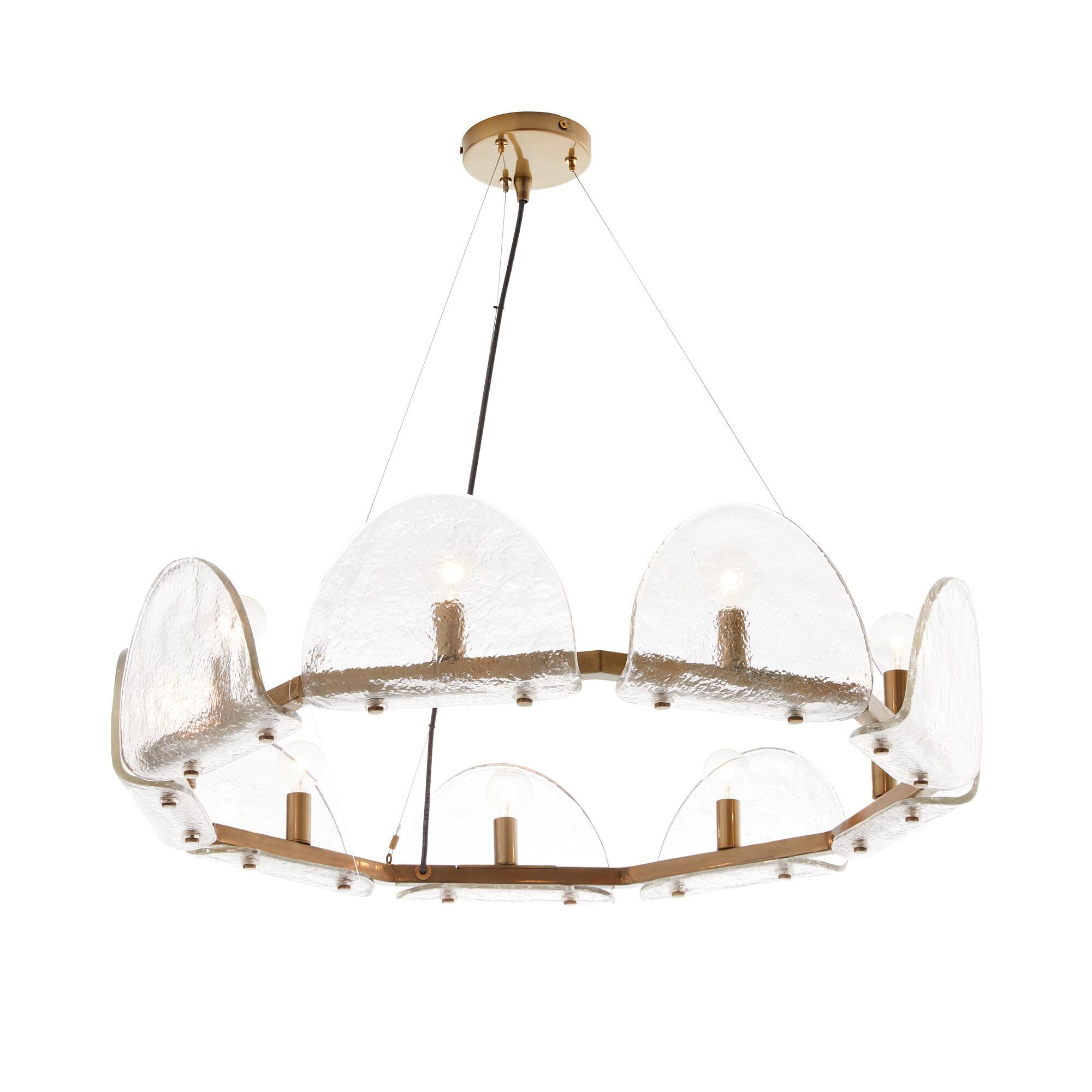 Mendez 29 Inch 9 Light Chandelier by Arteriors Home
