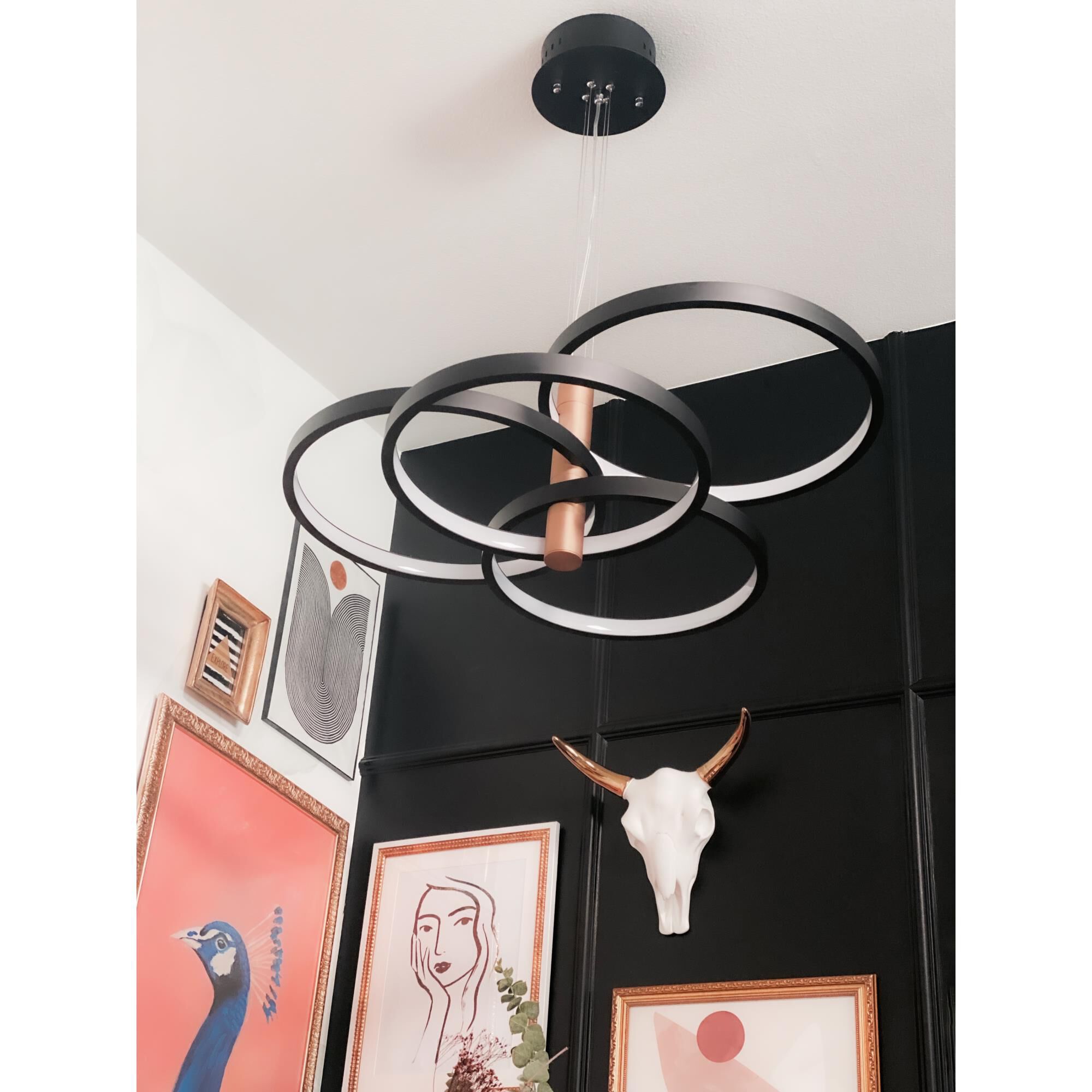 Hoopla Multi Light Pendant by ET2 Lighting