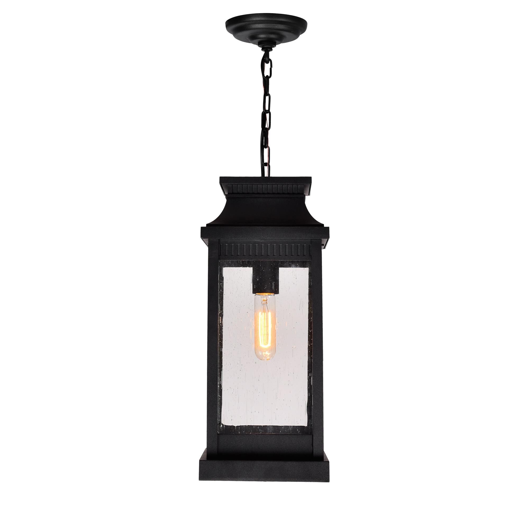CWI Lighting Milford 18 Inch Tall Outdoor Hanging Lantern