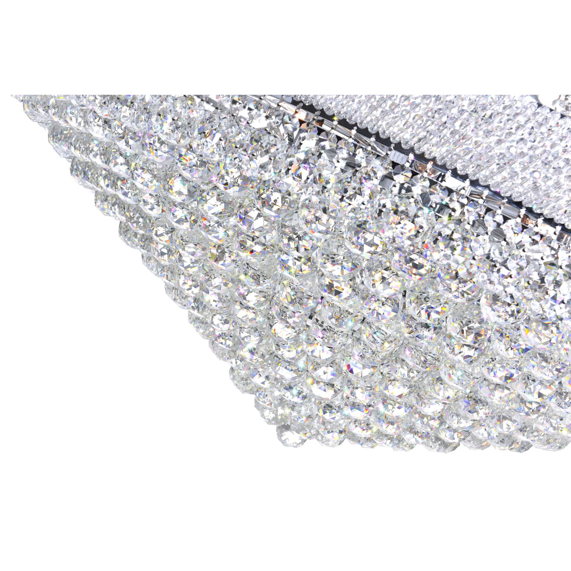 Shown in Chrome finish and K9 Clear crystal