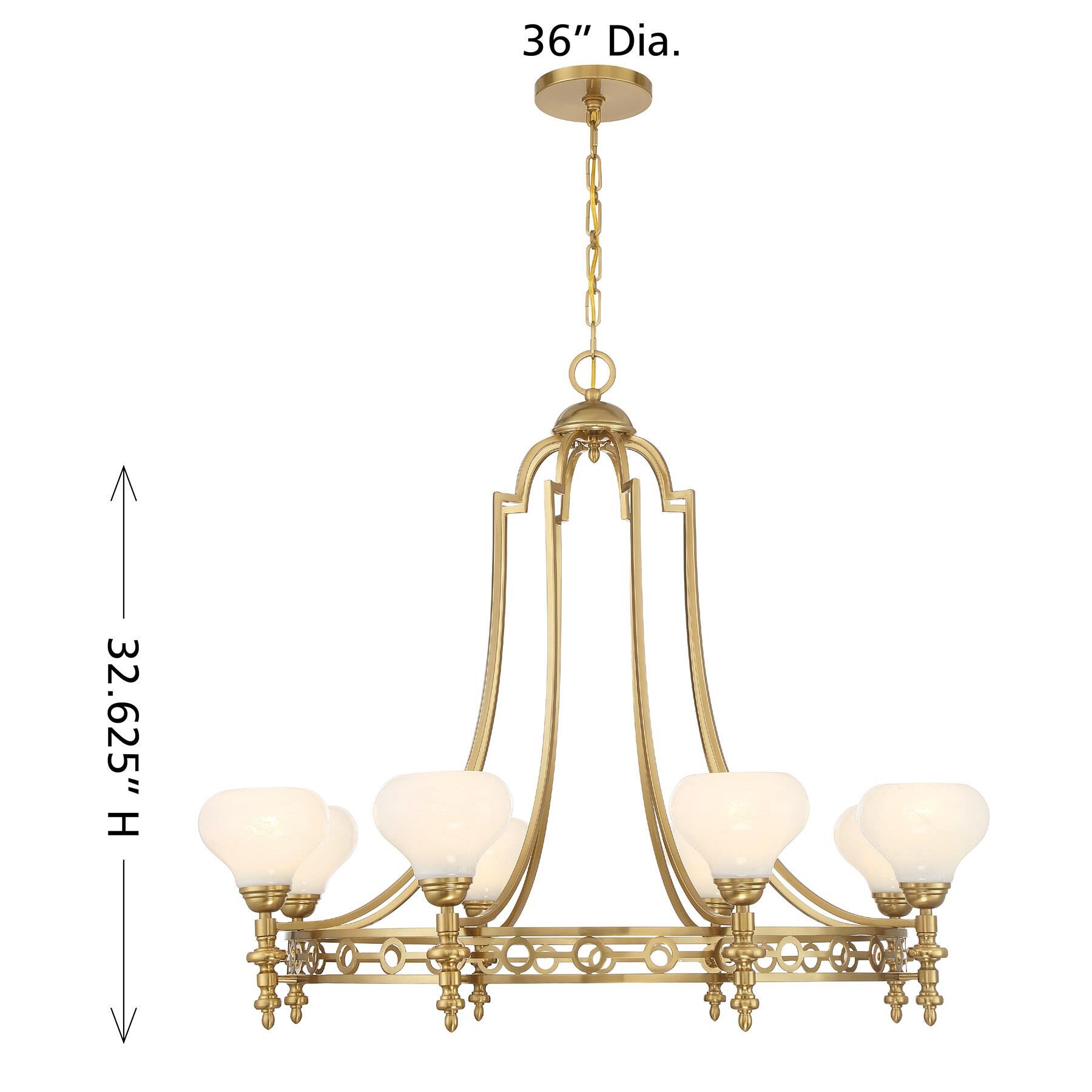 Allston 36 Inch Chandelier by Savoy House