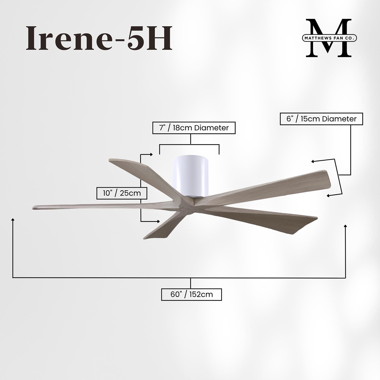 Shown in Matte White finish