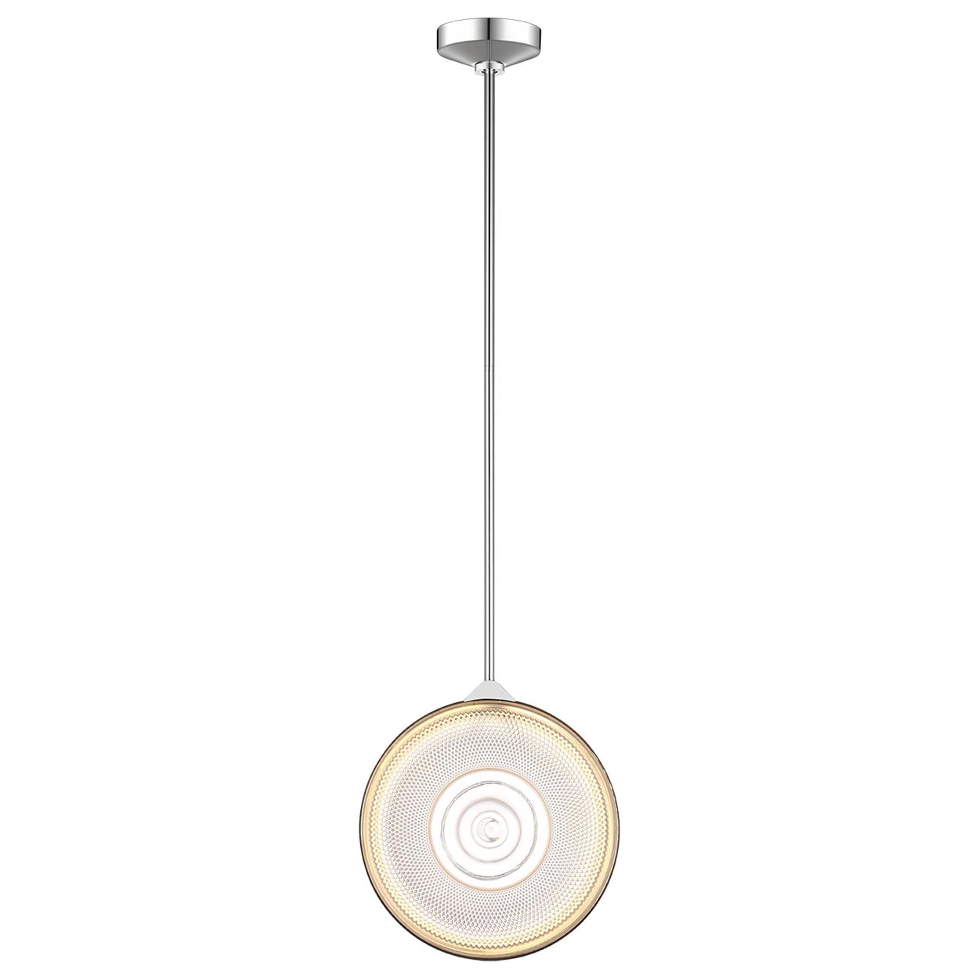 Shown in Polished Nickel finish and Clear crystal
