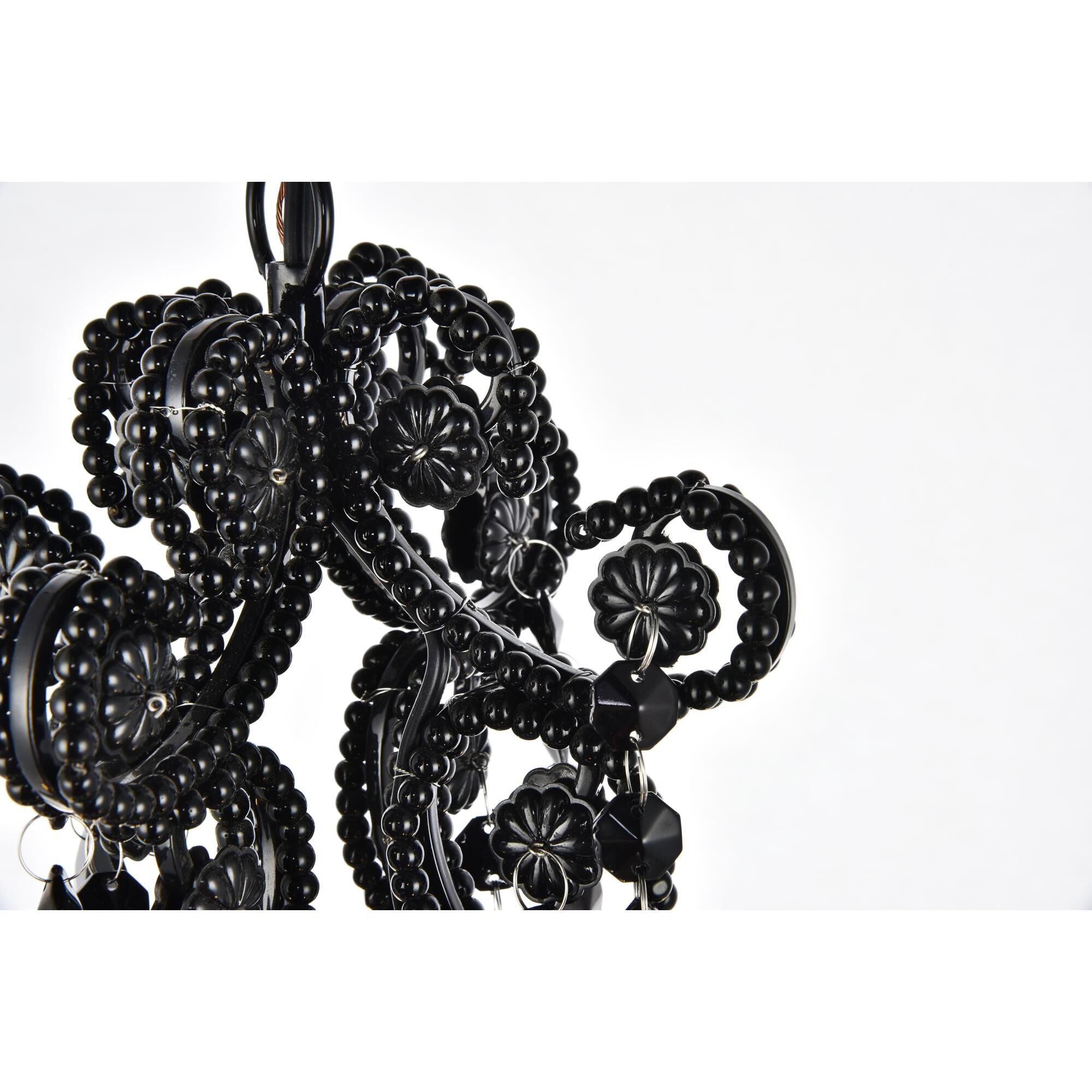 Kato 12 Inch 4 Light Mini Chandelier by Elegant Lighting