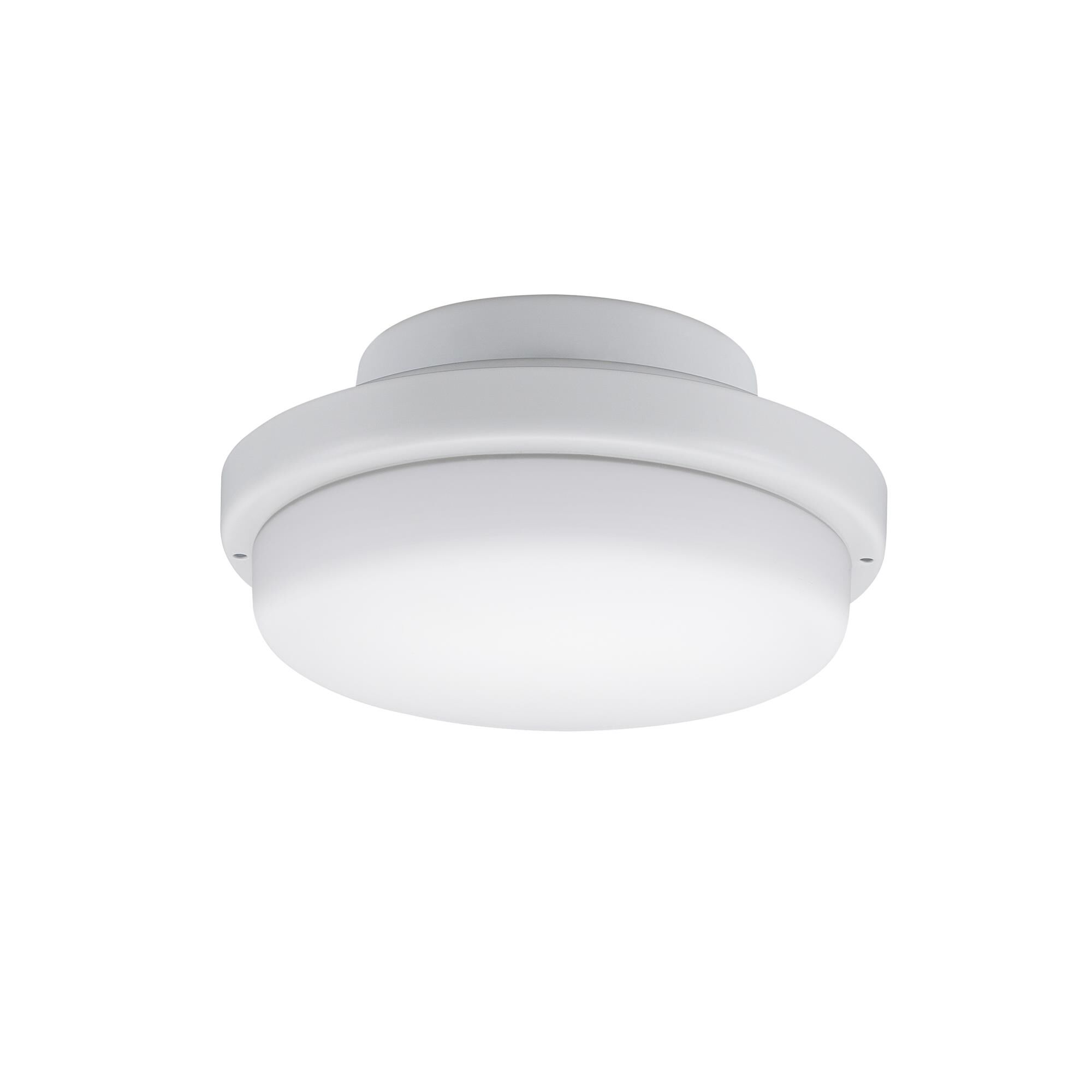 Shown in Matte White finish and Opal Frosted glass