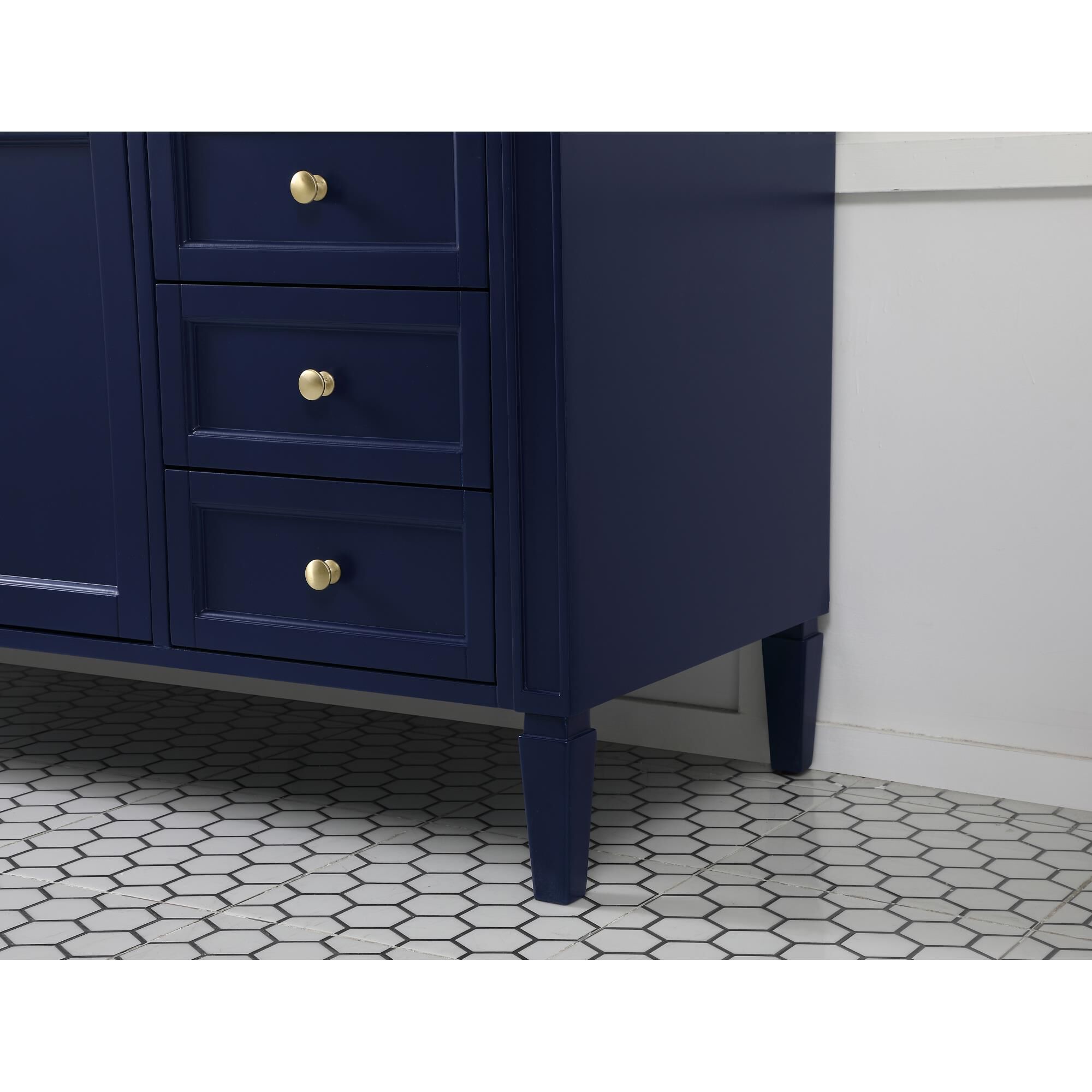 Shown in Blue finish