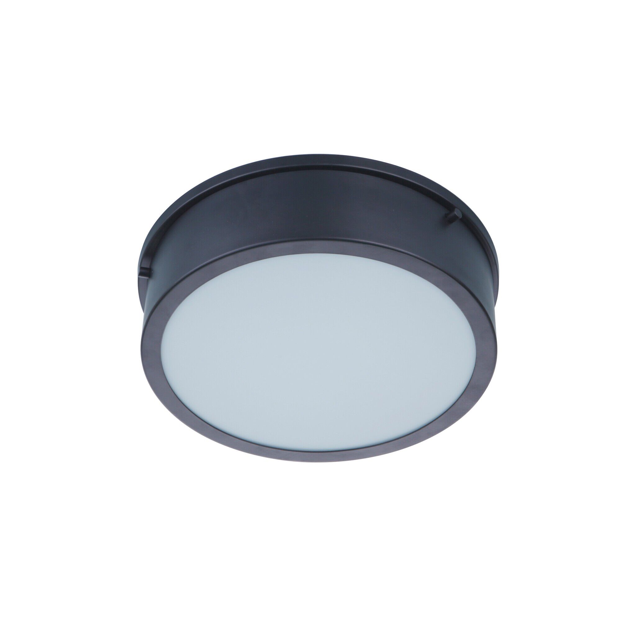Shown in Flat Black finish and White glass and Acrylic shade