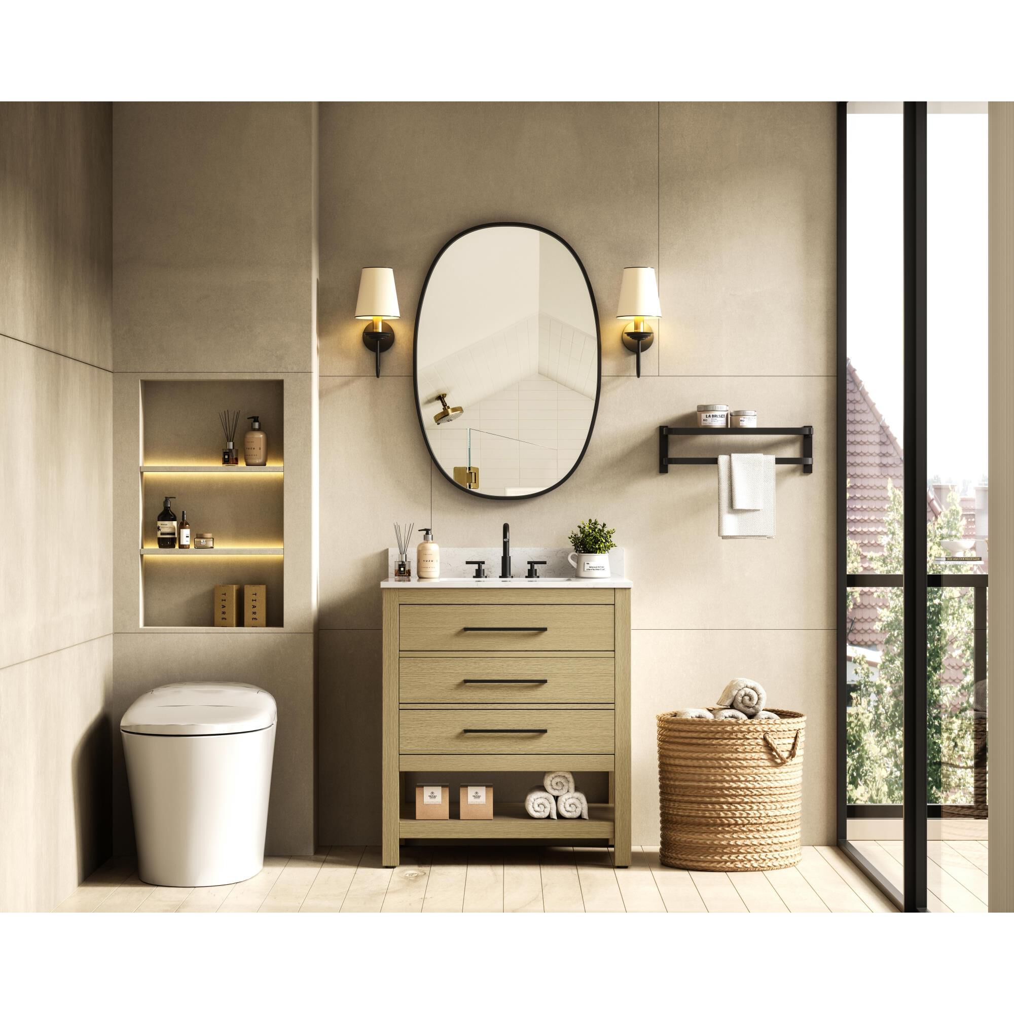 Karson 30 Inch Bath Vanity by Elegant Dcor