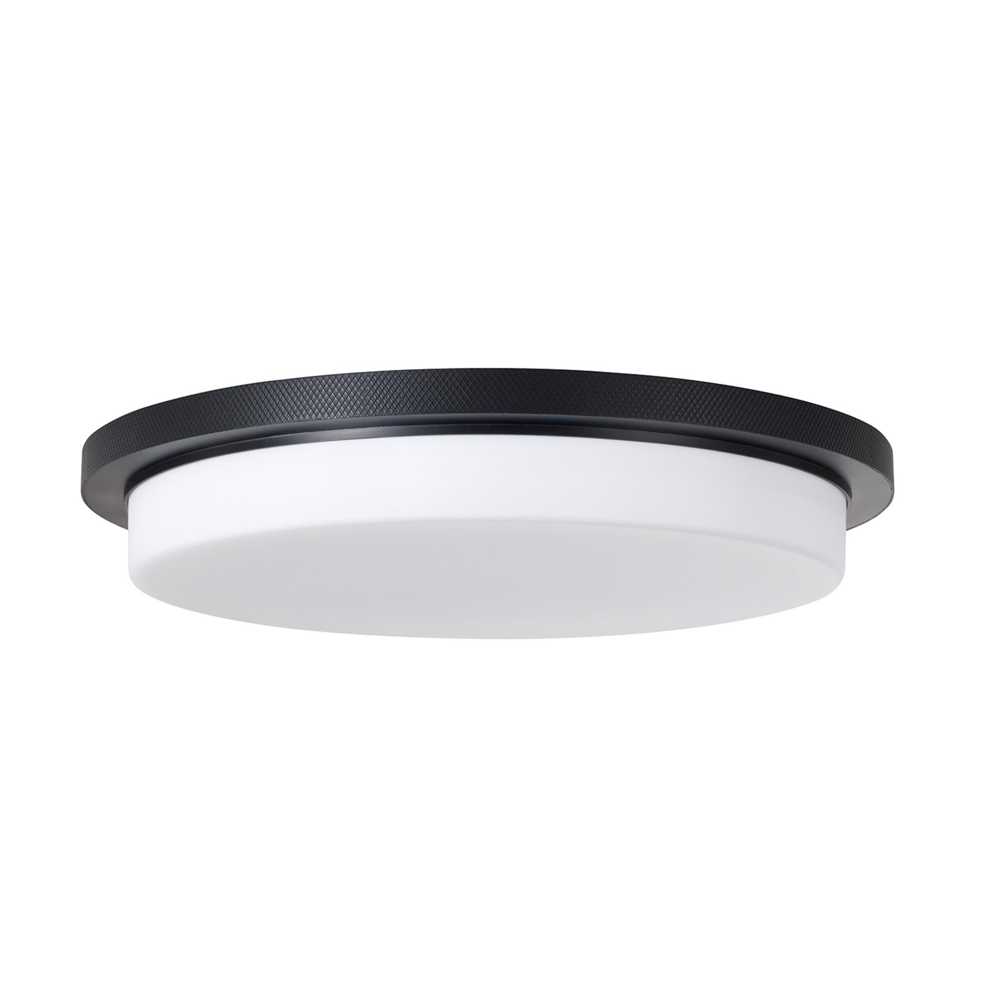 Shown in Matte Black finish and Soft White glass