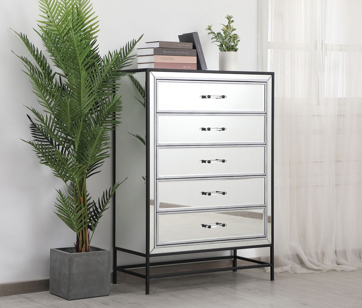Shown in Black finish