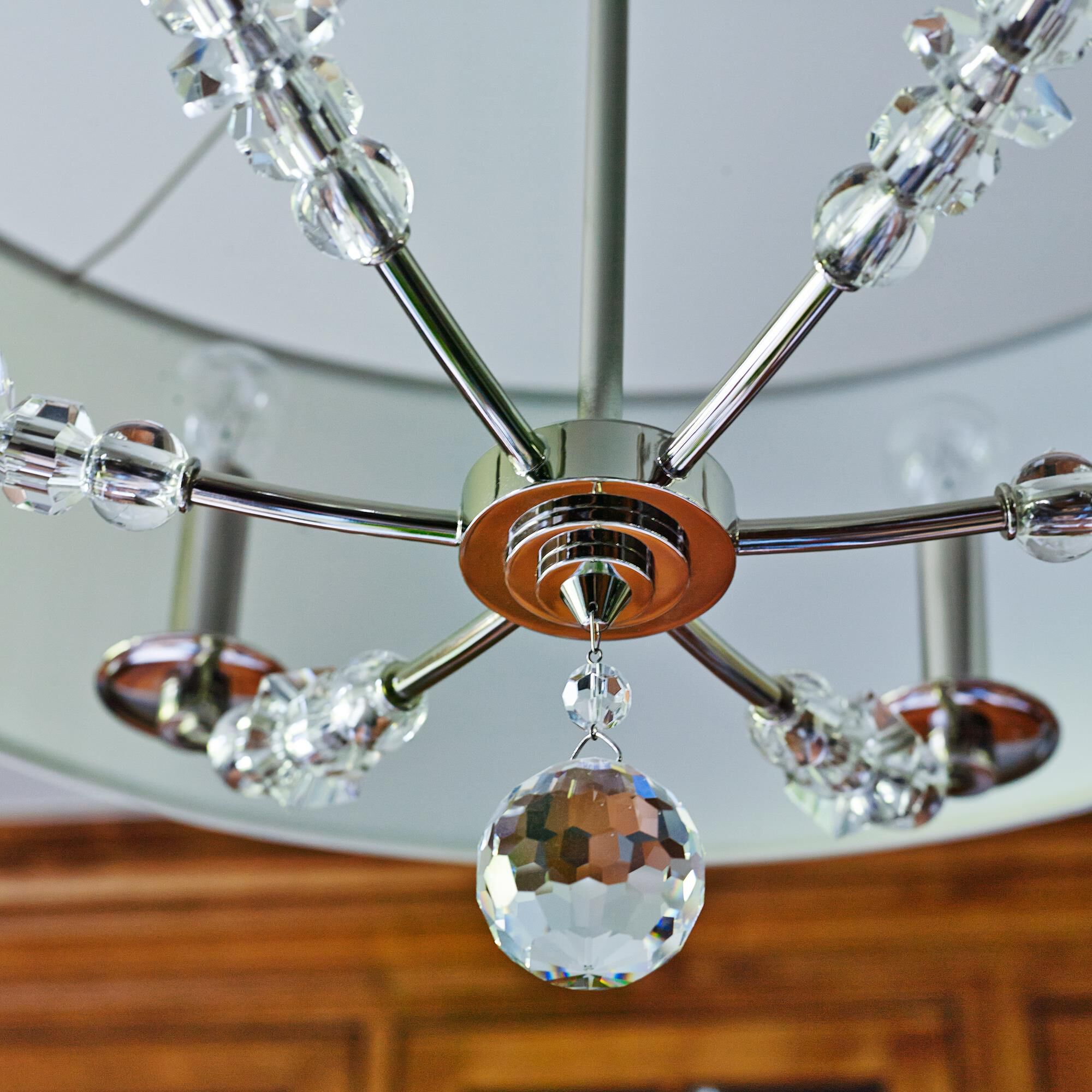 Mirage 30 Inch 6 Light Chandelier by Crystorama