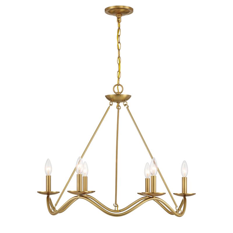 28 Inch Chandelier by Meridian Lighting