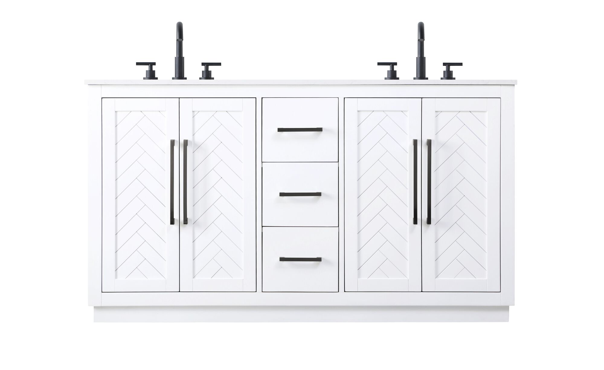 Shown in White finish