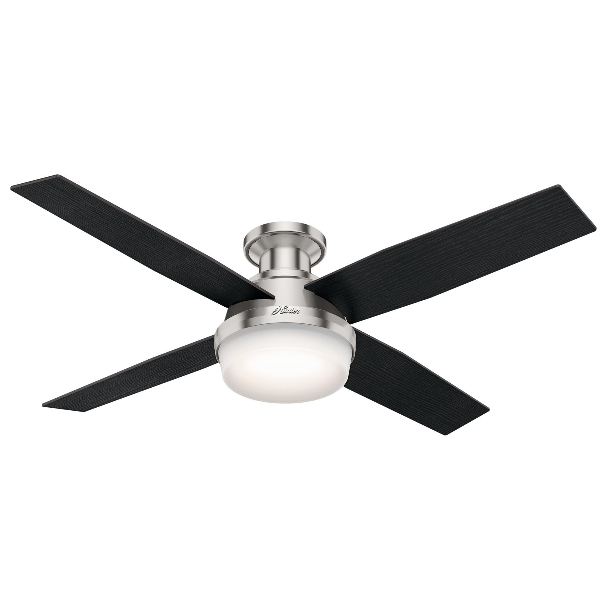 Shown in Brushed Nickel finish and Cased White glass
