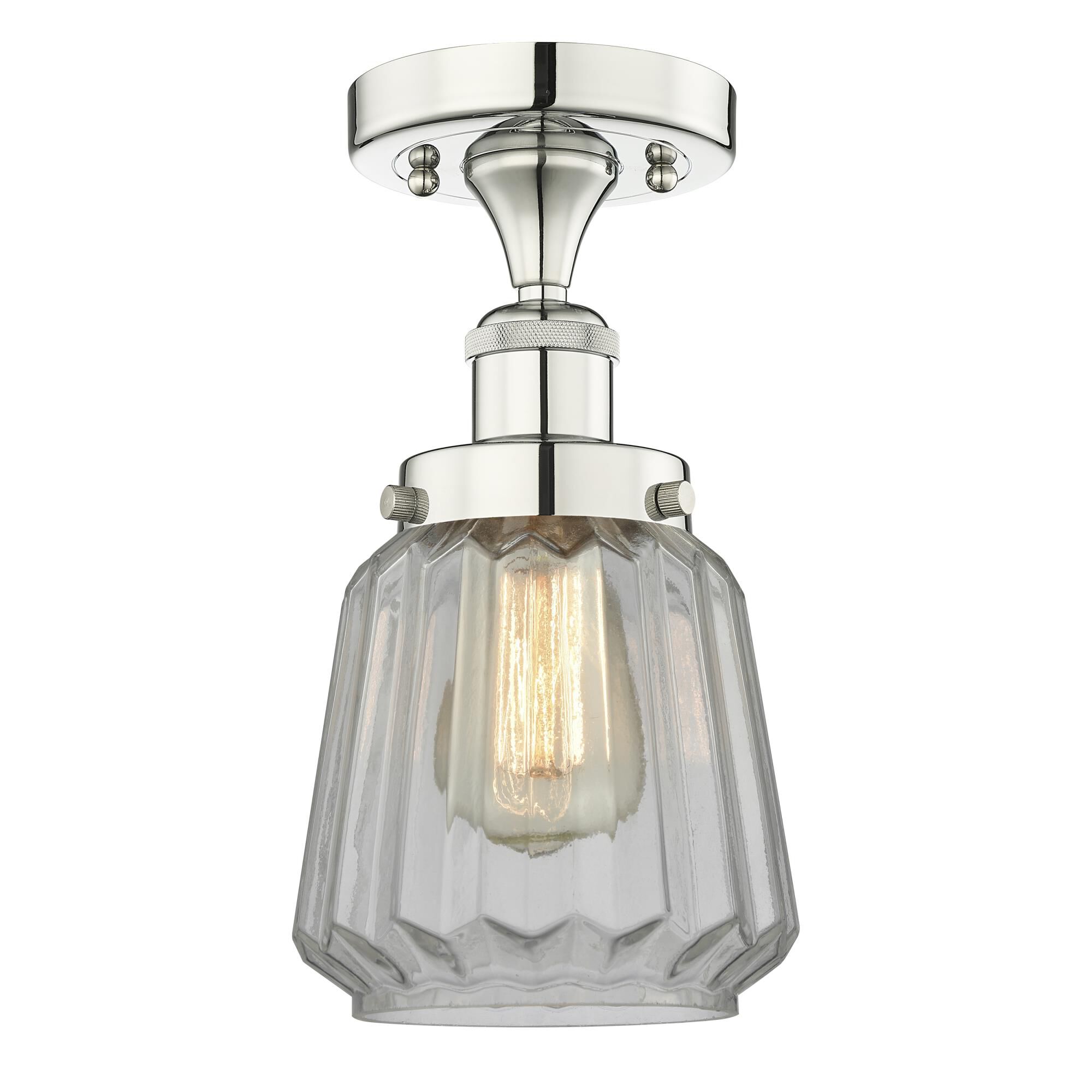 Bruno Marashlian Chatham 6 Inch 1 Light Semi Flush Mount by Innovations Lighting
