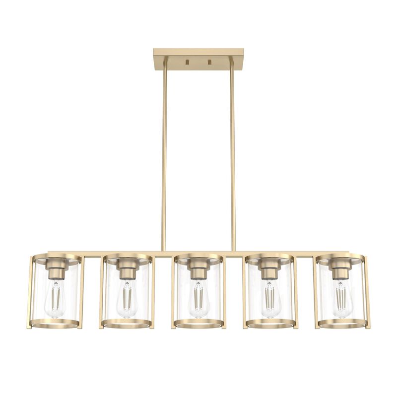 Astwood 39 Inch 5 Light Linear Suspension Light by Hunter Fan