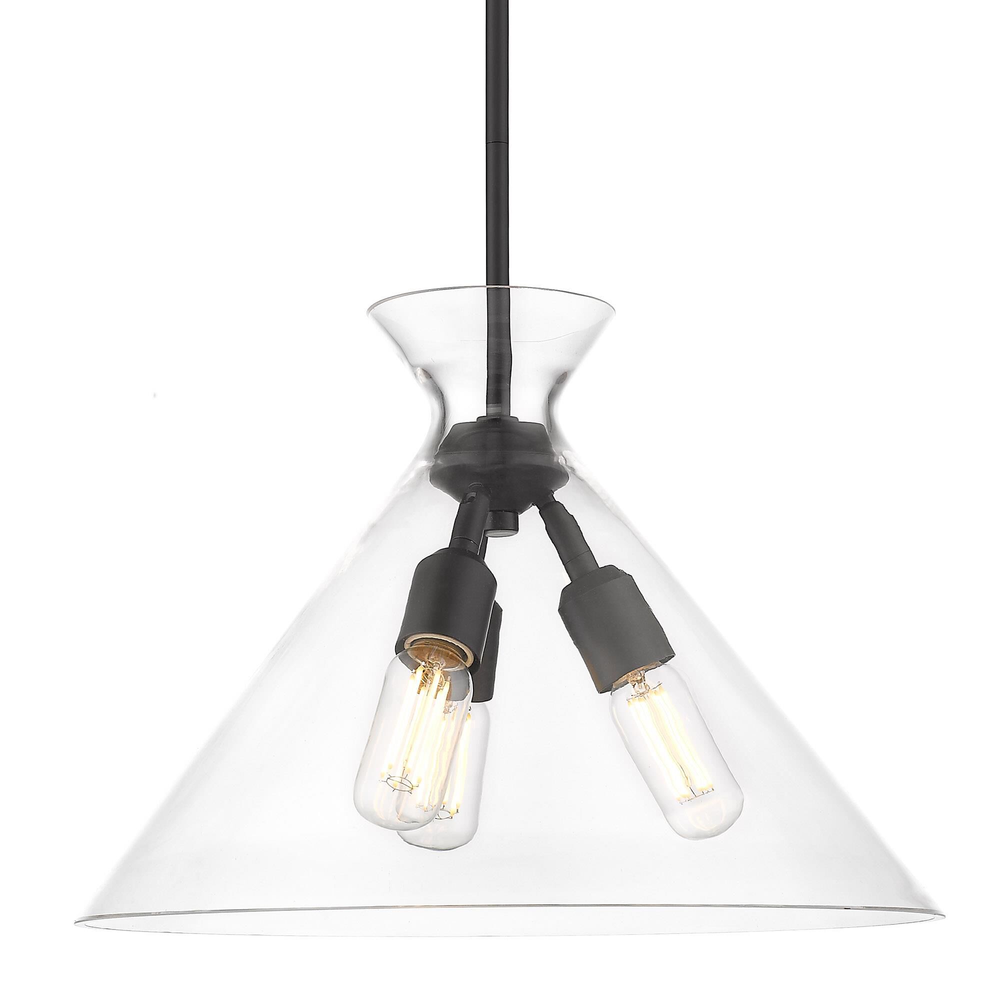 Malta 13 Inch Large Pendant by Golden Lighting