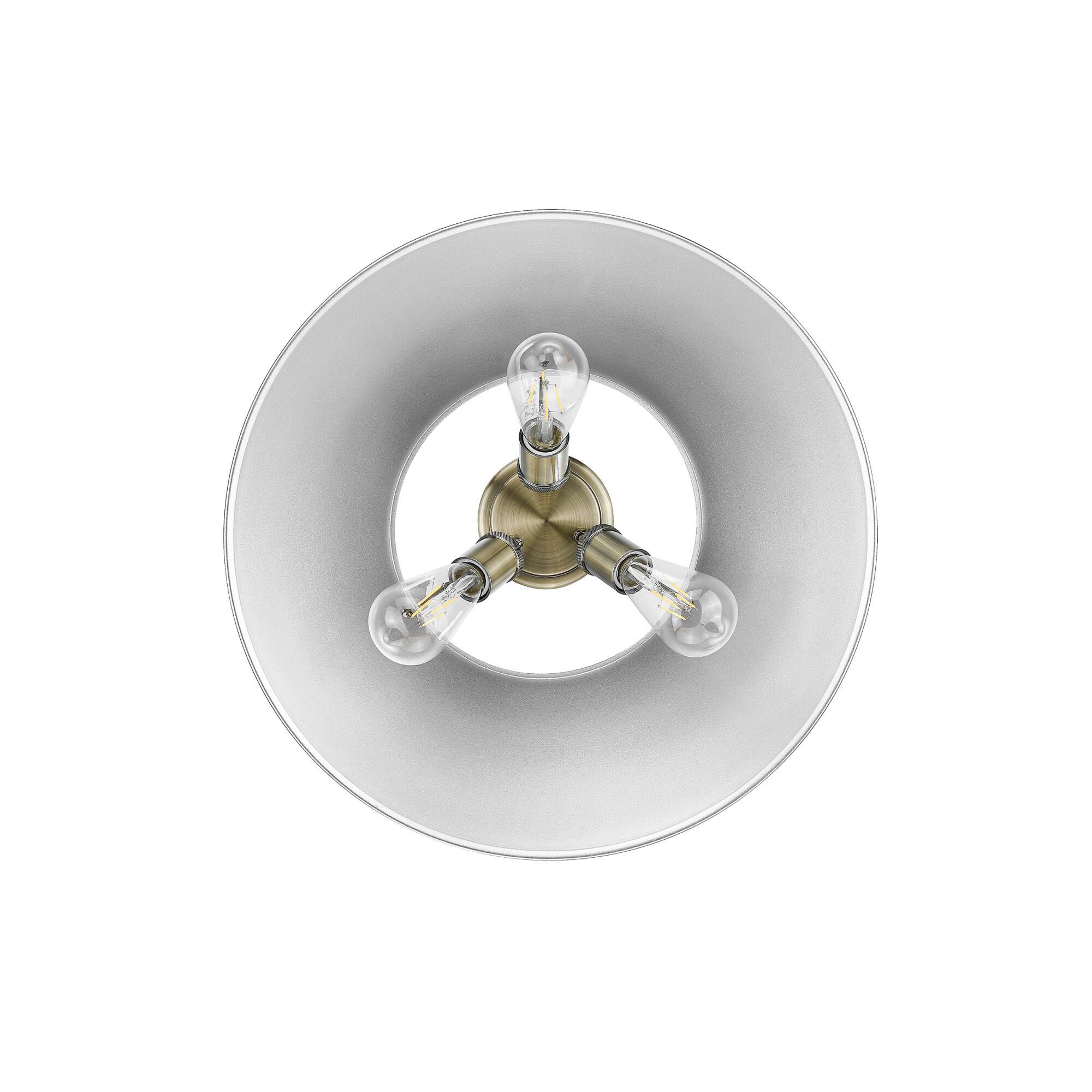 Orwell 19 Inch Semi Flush Mount by Golden Lighting